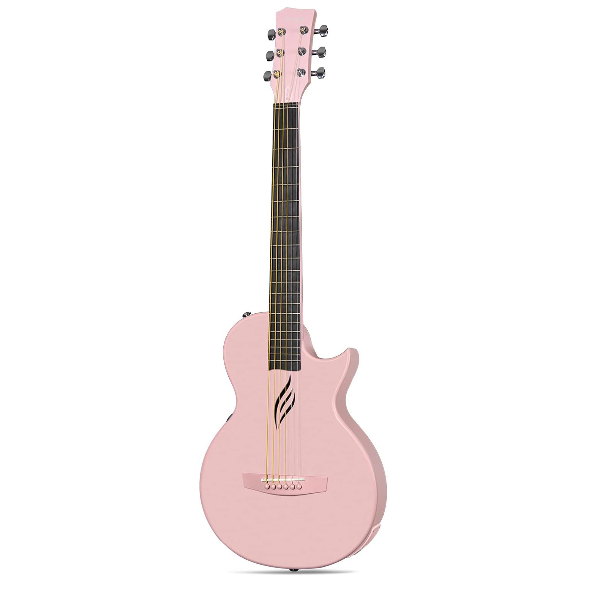 Enya Nova Go SP1 Carbon Fiber Acoustic Electric Guitar – Pink