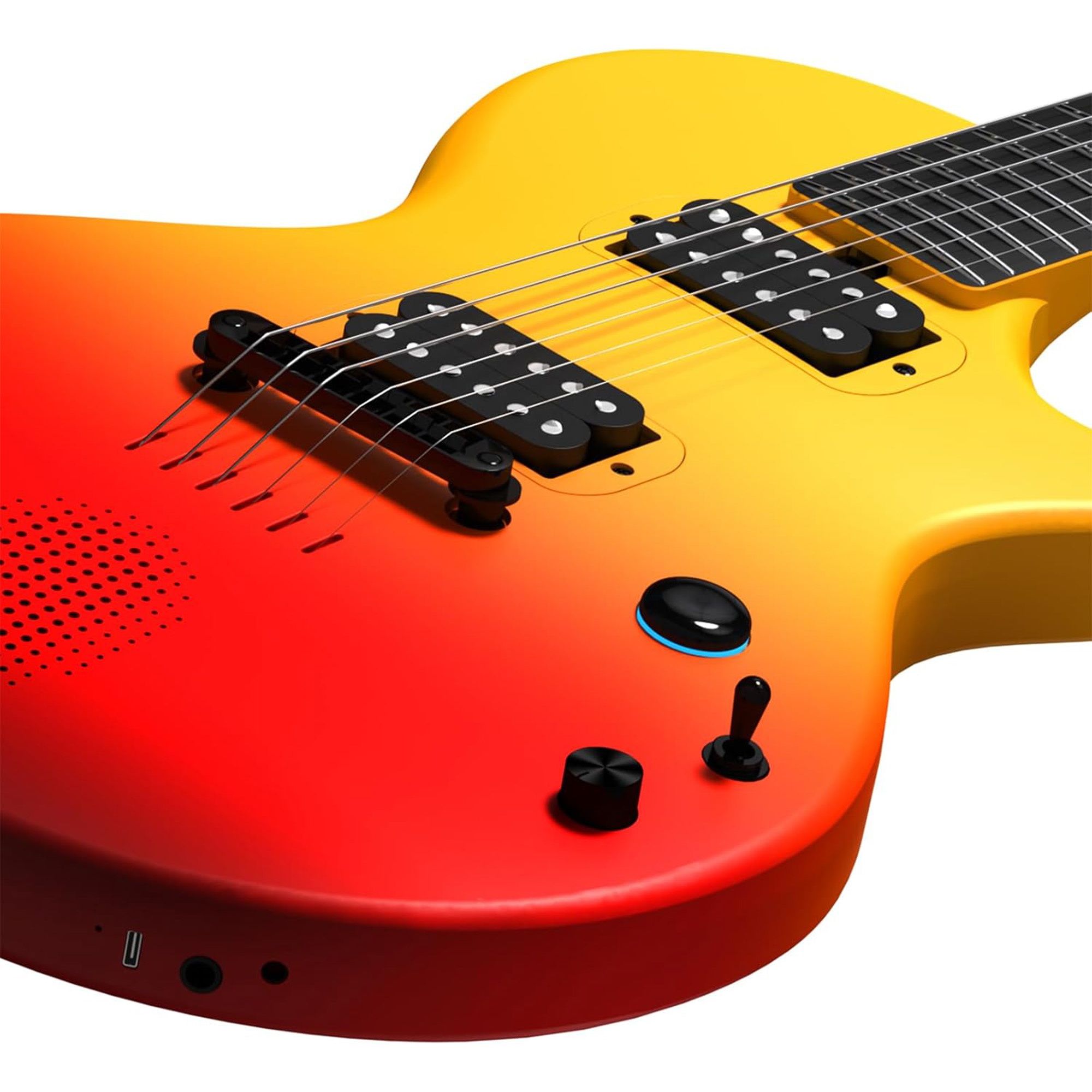 Enya Nova Go Sonic  Smart Electric Guitar - Volcano Red