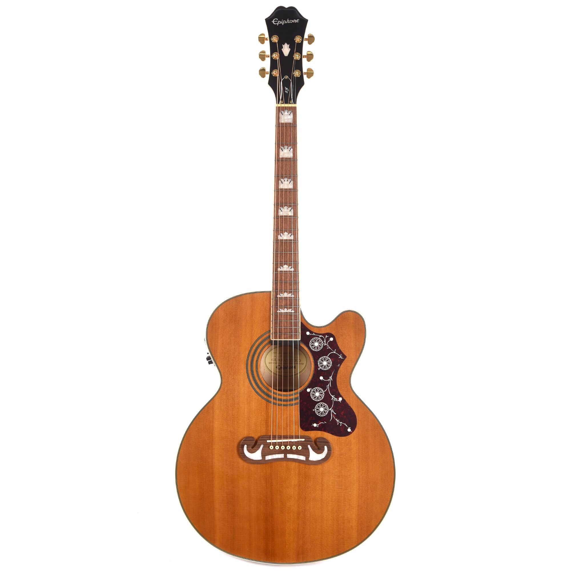 Epiphone J-200EC Studio Acoustic-Electric Guitar - Vintage Natural