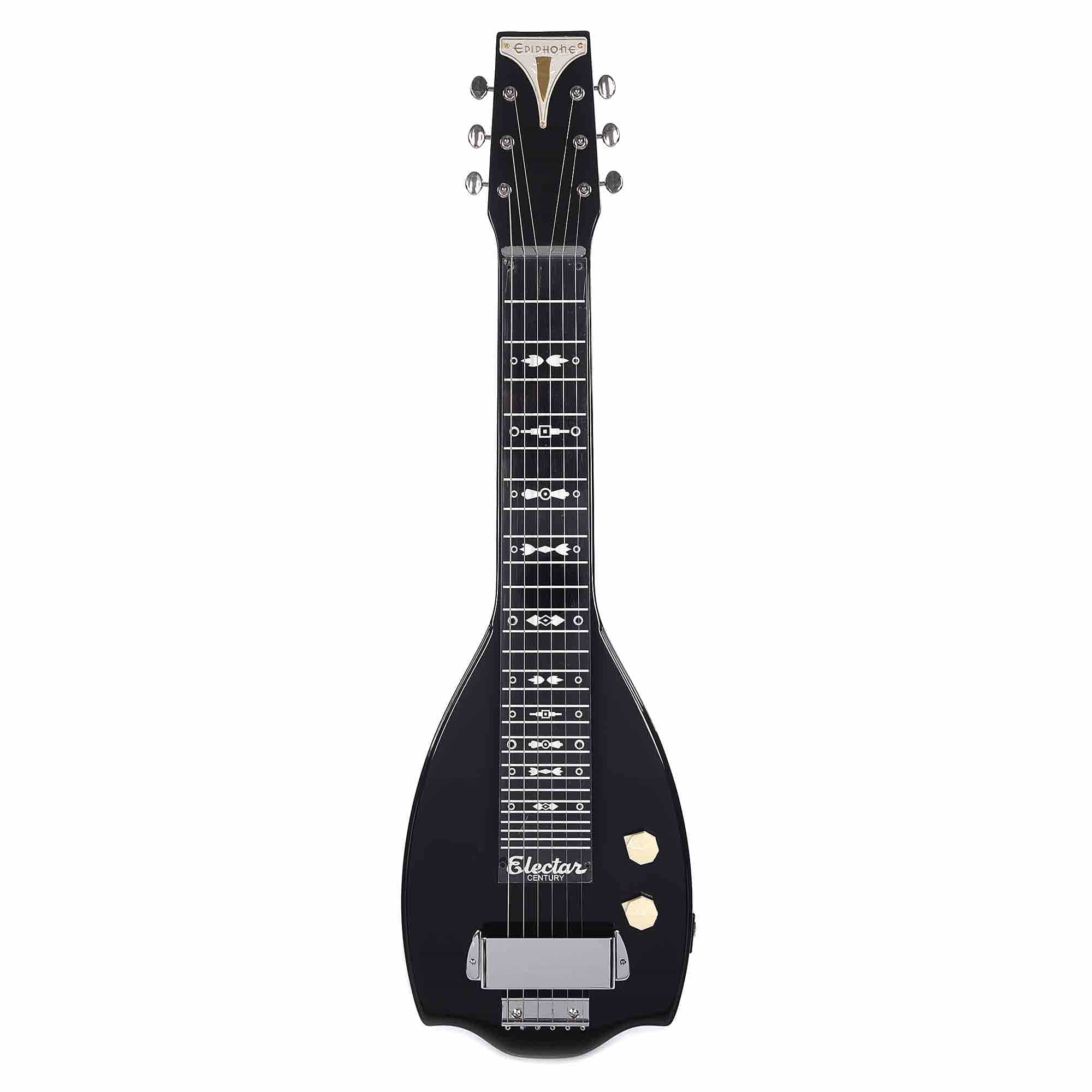 Epiphone Electar Inspired by "1939" Century Lap Steel Outfit - Ebony