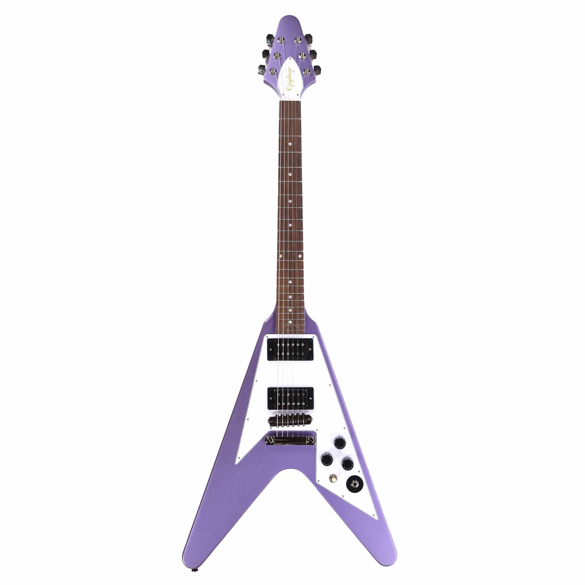Epiphone Artist Kirk Hammett 1979 Flying V Electric Guitar - Purple Metallic (PRE ORDER)