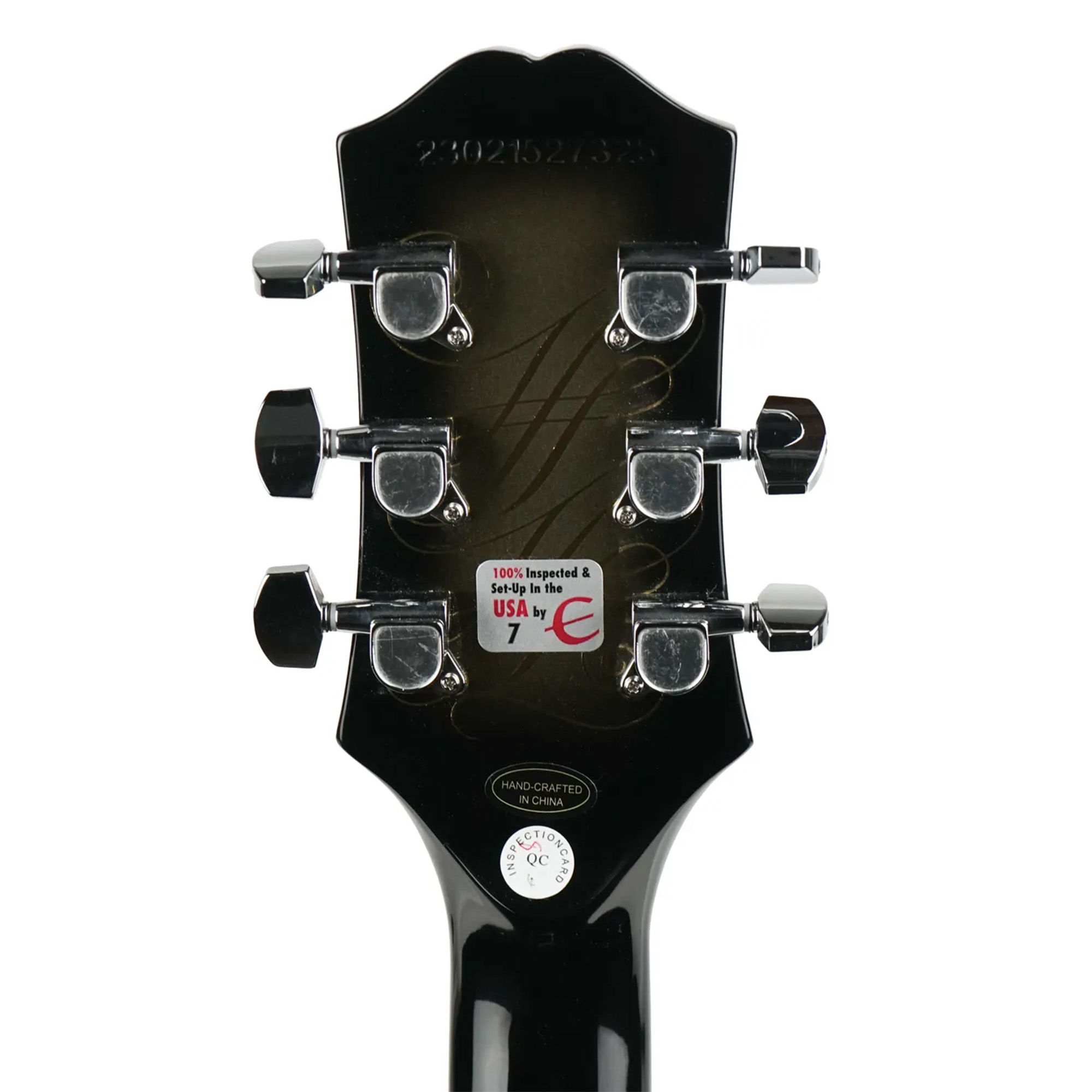 Epiphone Artist Adam Jones Les Paul Custom Art Collection Korin Faught's "Sensation" Electric Guitar - Antique Silverburst