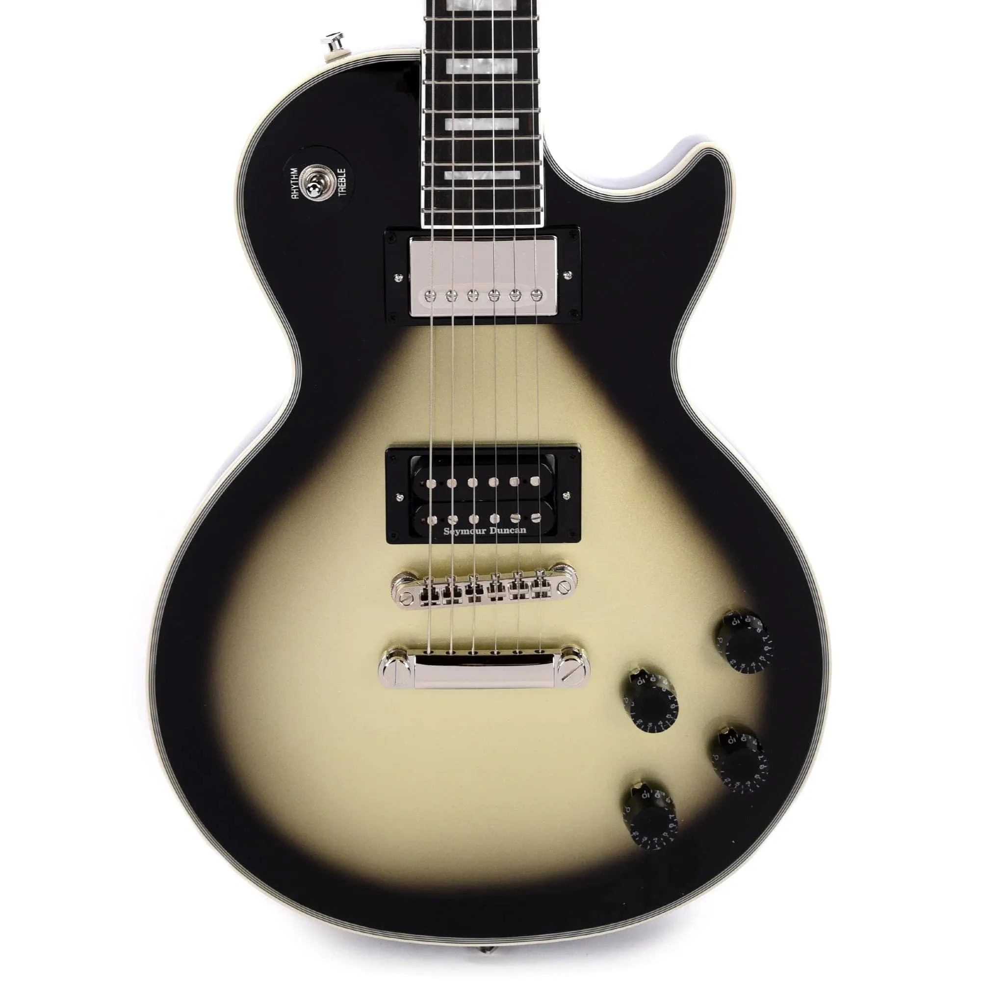 Epiphone Artist Adam Jones Les Paul Custom Art Collection Ernst Fuchs’ “Anti Laokoon 1965” - Antique Silverburst