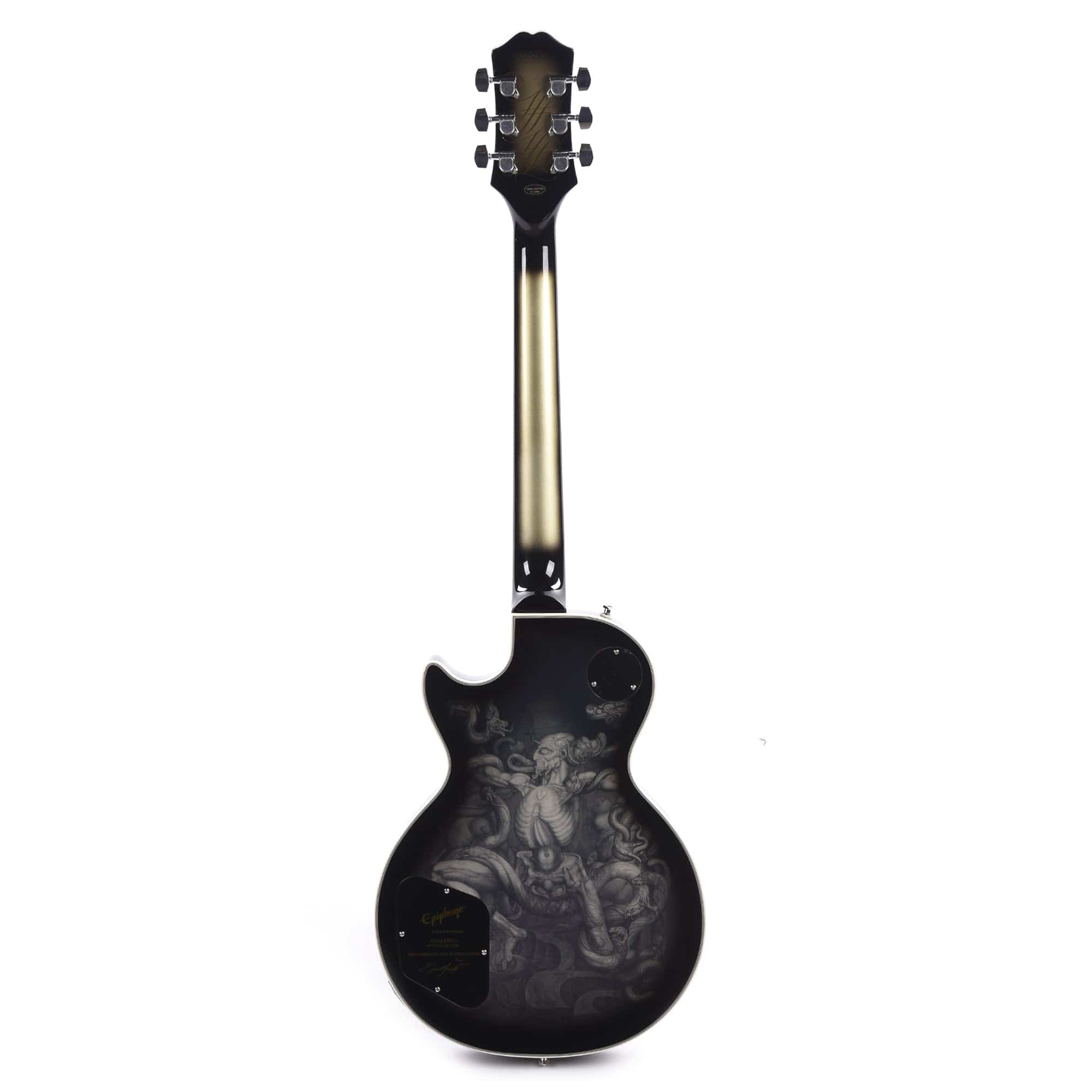 Epiphone Artist Adam Jones Les Paul Custom Art Collection Ernst Fuchs’ “Anti Laokoon 1965” - Antique Silverburst