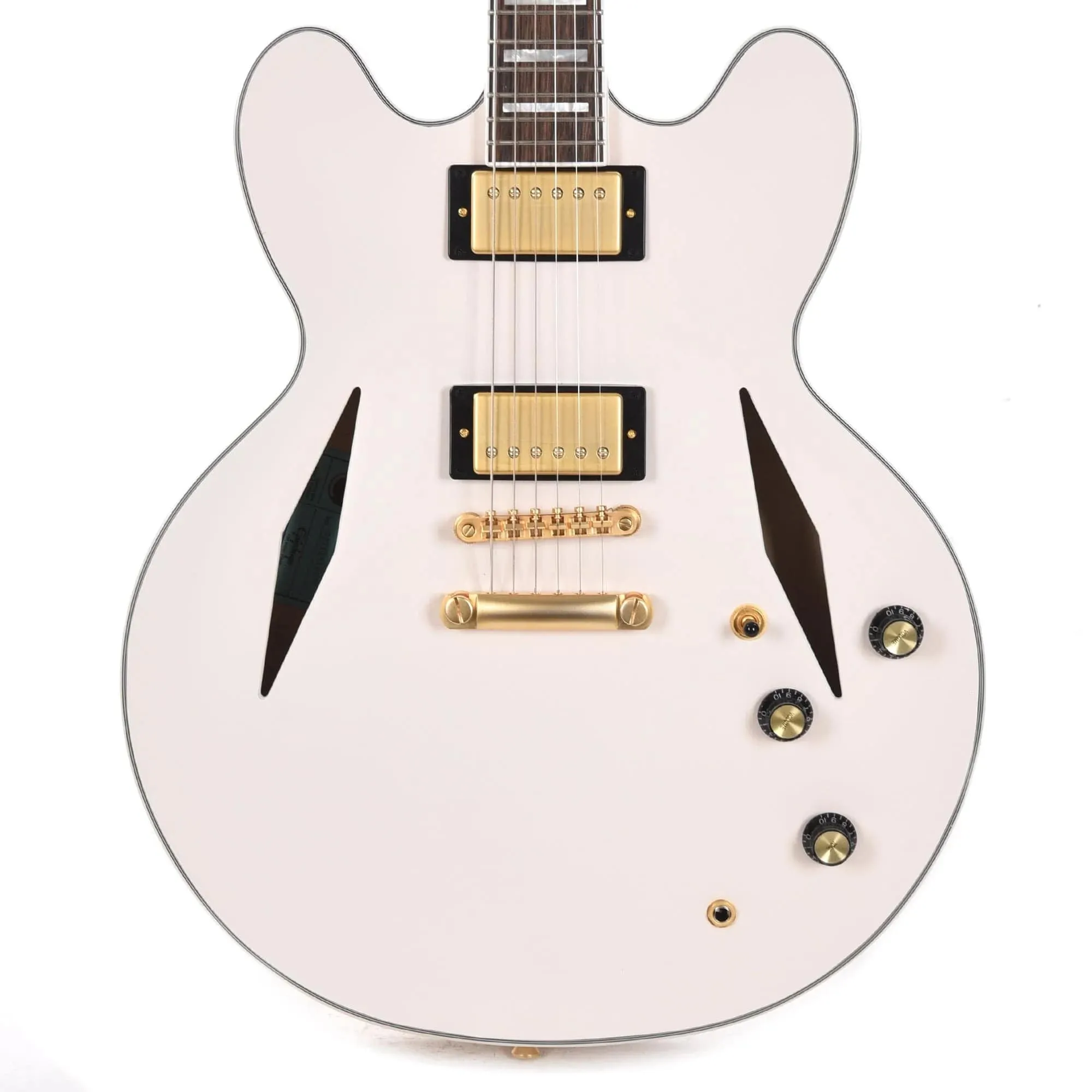 Epiphone Artist Emily Wolfe "White Wolfe" Sheraton Semi Hollow Electric Guitar - Aged Bone White (PRE ORDER)