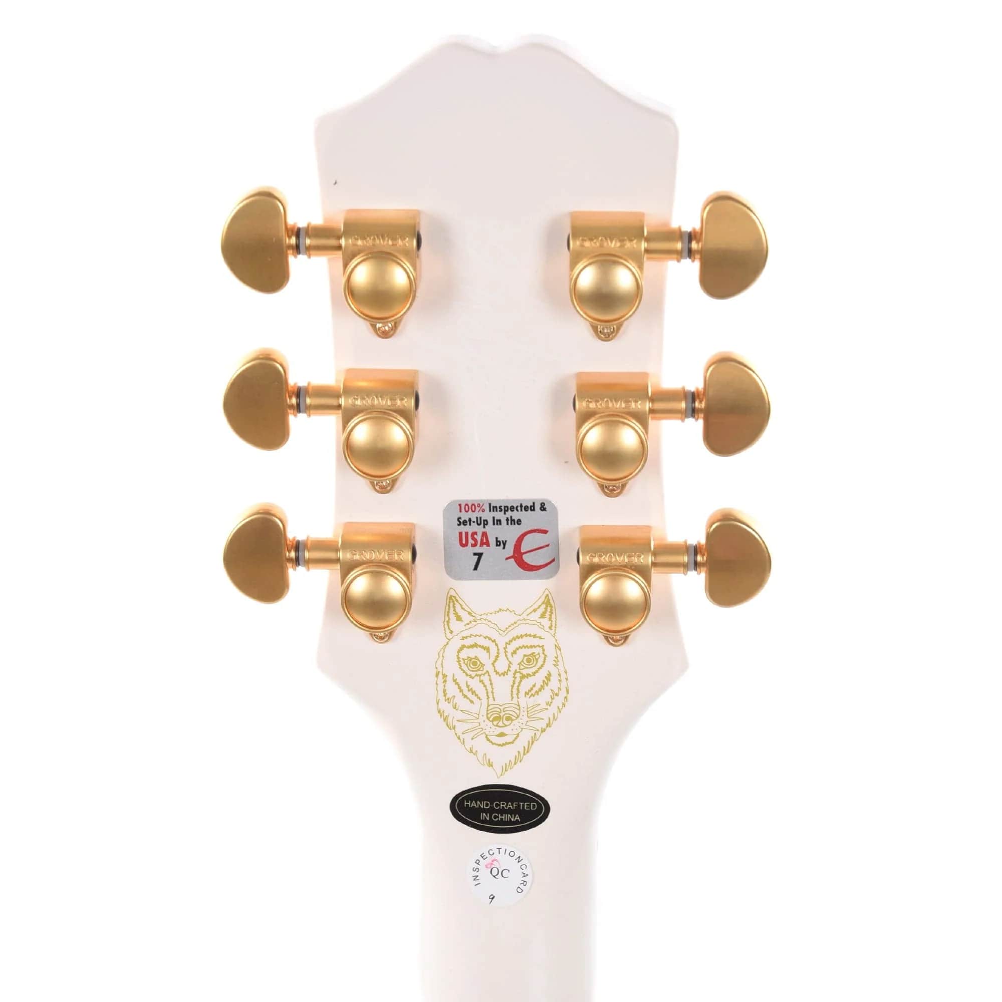 Epiphone Artist Emily Wolfe "White Wolfe" Sheraton Semi Hollow Electric Guitar - Aged Bone White (PRE ORDER)