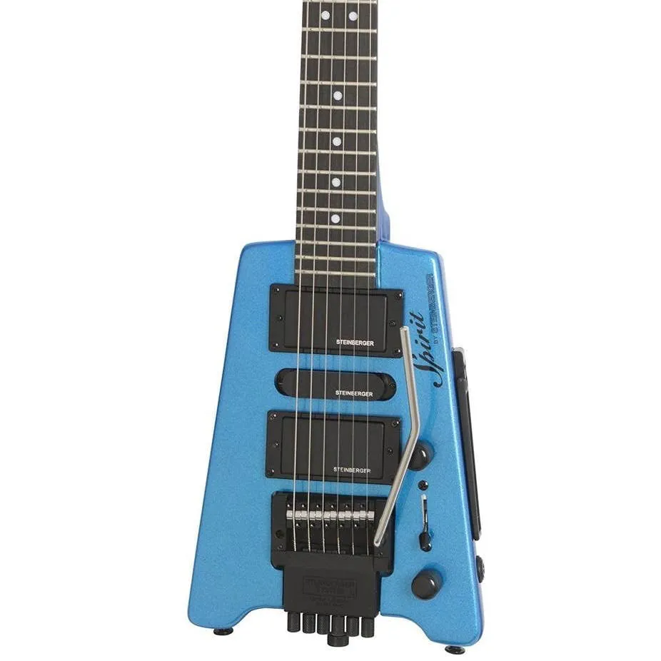 Steinberger GTPROFB1 Spirit GT-PRO Deluxe Outfit Travel Guitar™ - Frost Blue