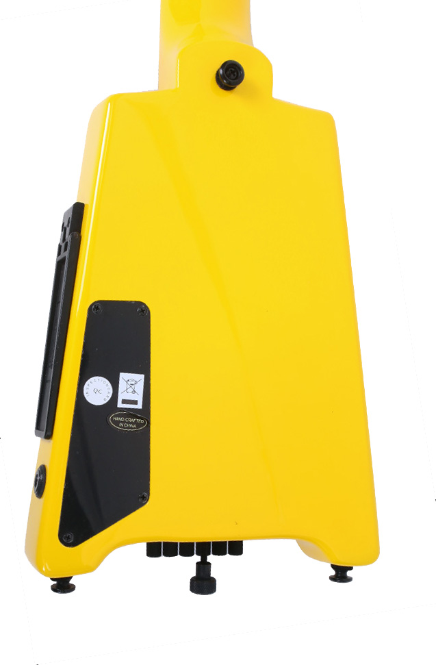 Steinberger GTPROHY1 Spirit GT-PRO Deluxe Outfit Travel Guitar™ - Hot Rod Yellow