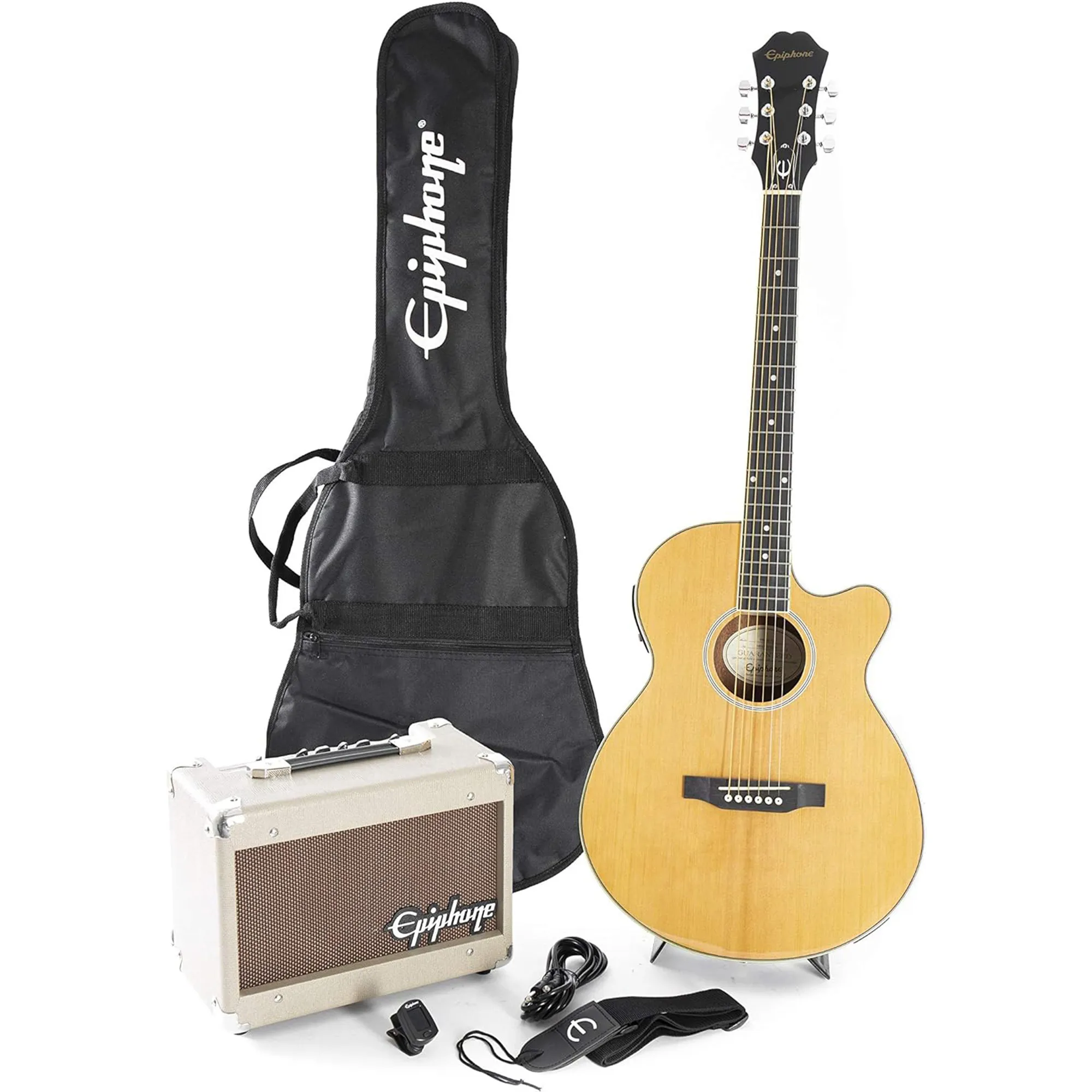 Epiphone PR-4E Player Pack Acoustic-Electric Guitar - Natural