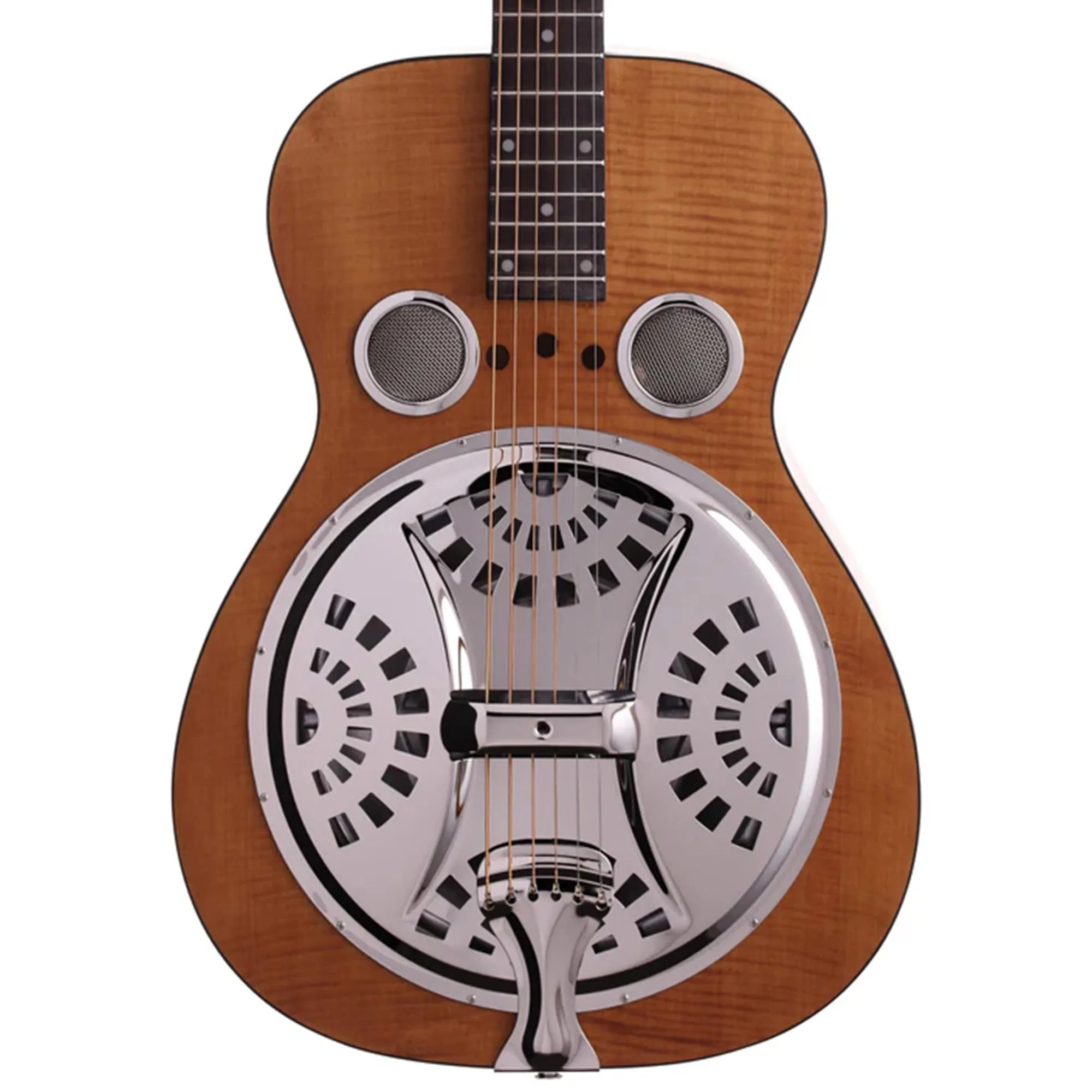 Epiphone Resonator Dobro Hound Dog Deluxe Round Neck Guitar - Vintage Brown