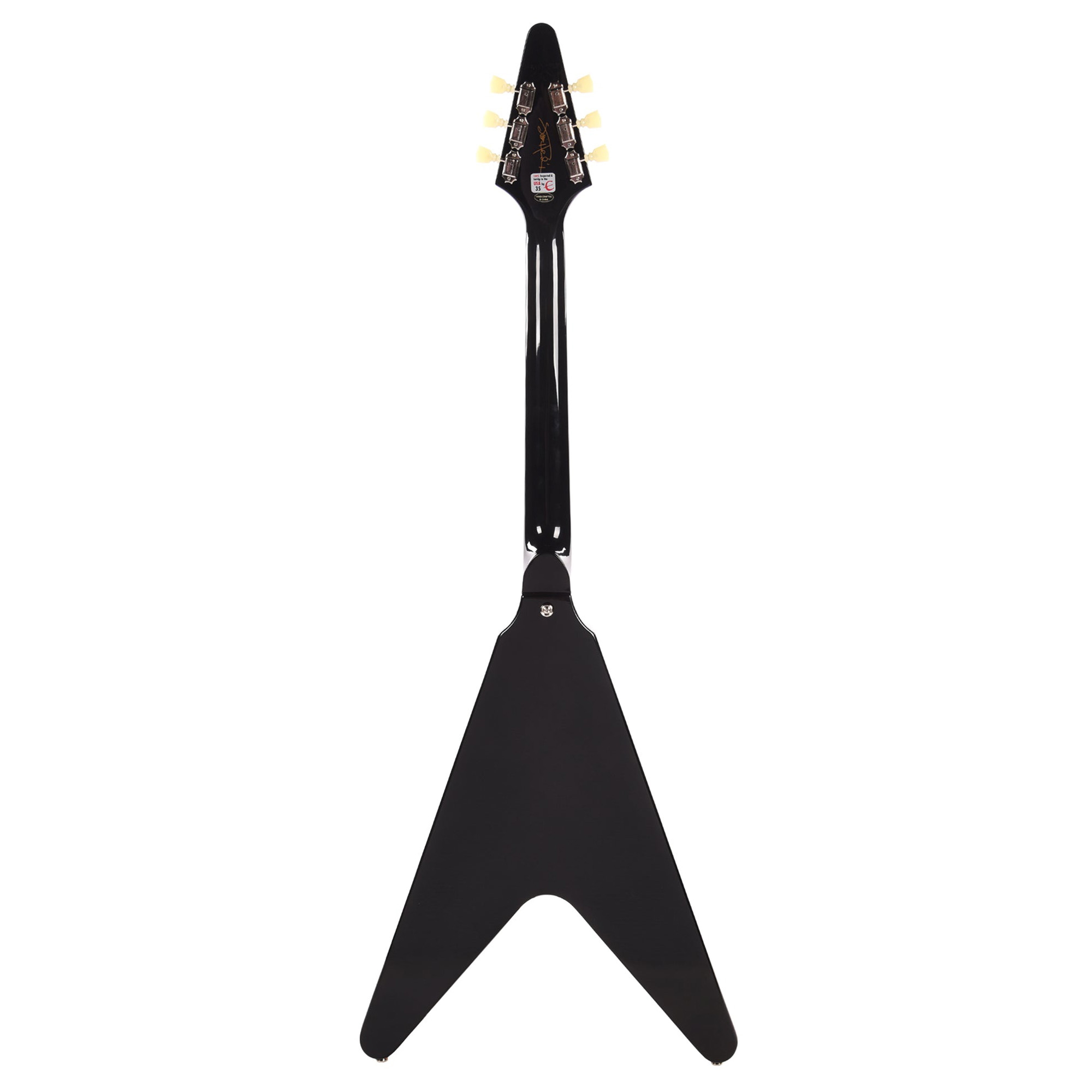Epiphone Artist Jimi Hendrix "Love Drops" Flying V Electric Guitar - Ebony