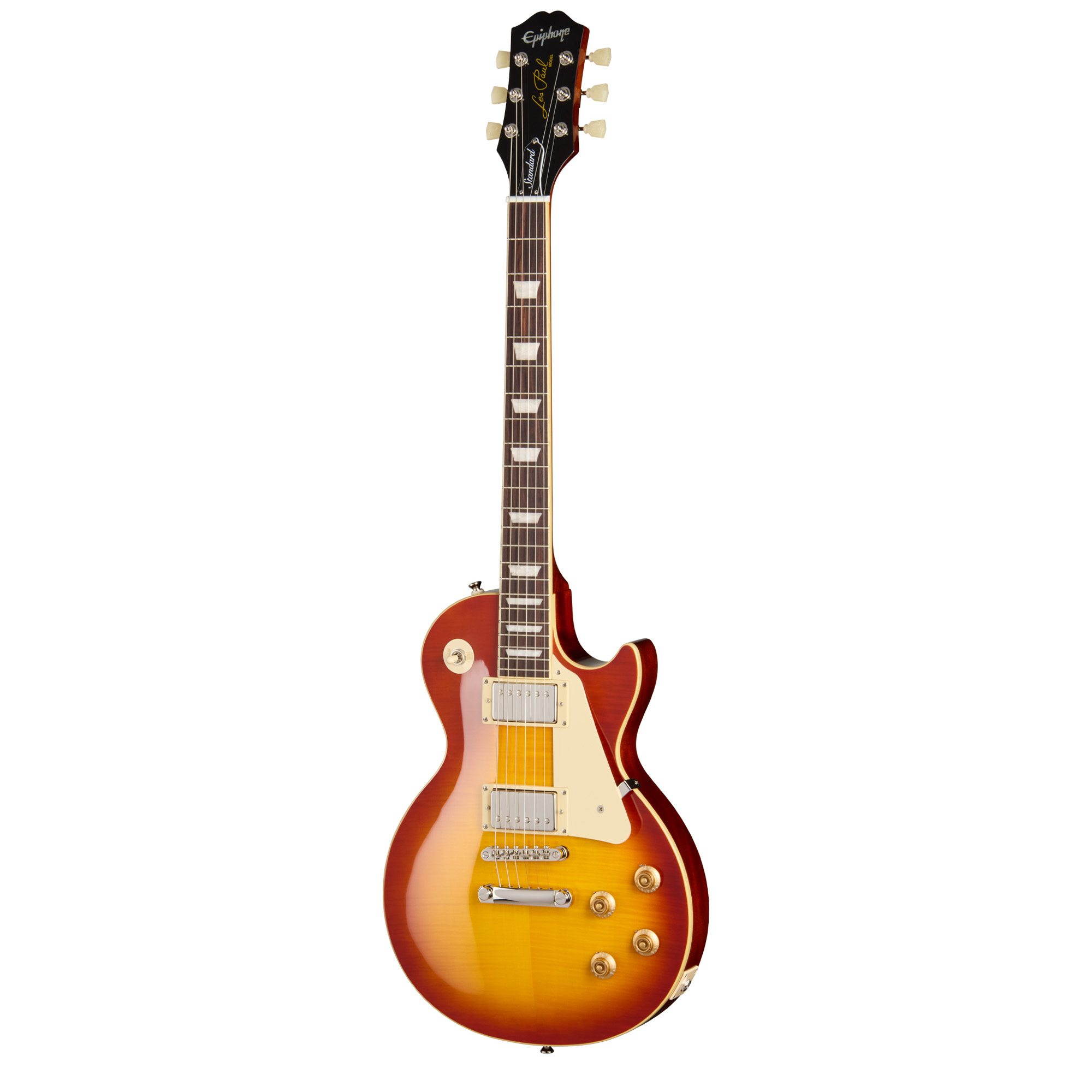 Epiphone Les Paul Standard 50s Figured Electric Guitar - Washed Cherry Sunburst
