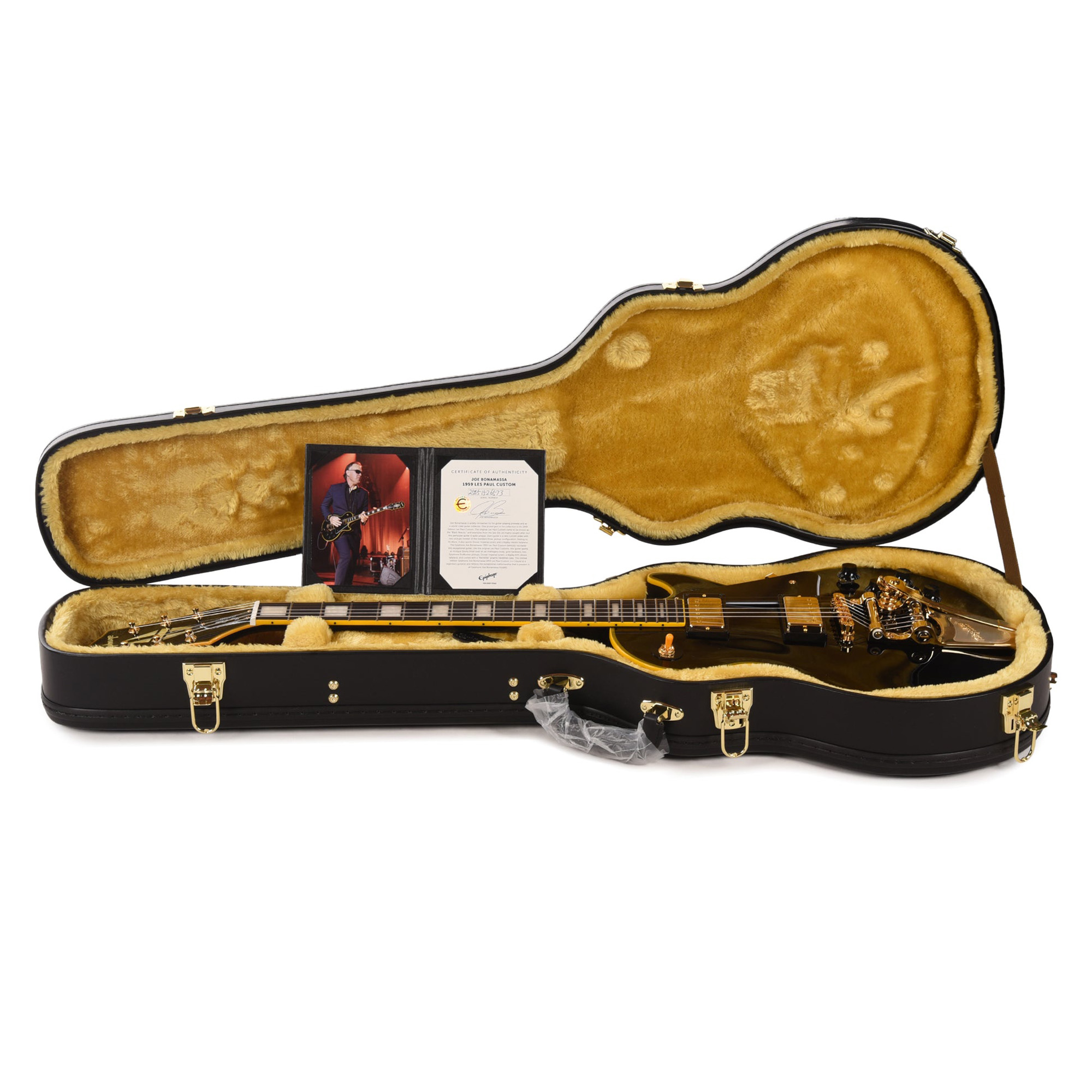 Epiphone Artist Joe Bonamassa '59 Les Paul Custom Electric Guitar - Antique Ebony