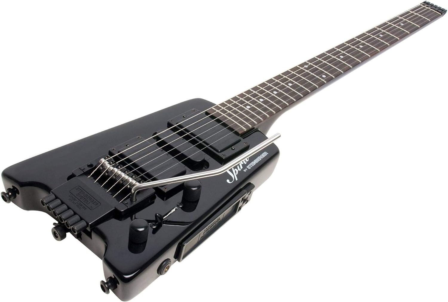Steinberger GTPROBK1 Spirit GT-PRO Deluxe Outfit Travel Guitar™ - Black