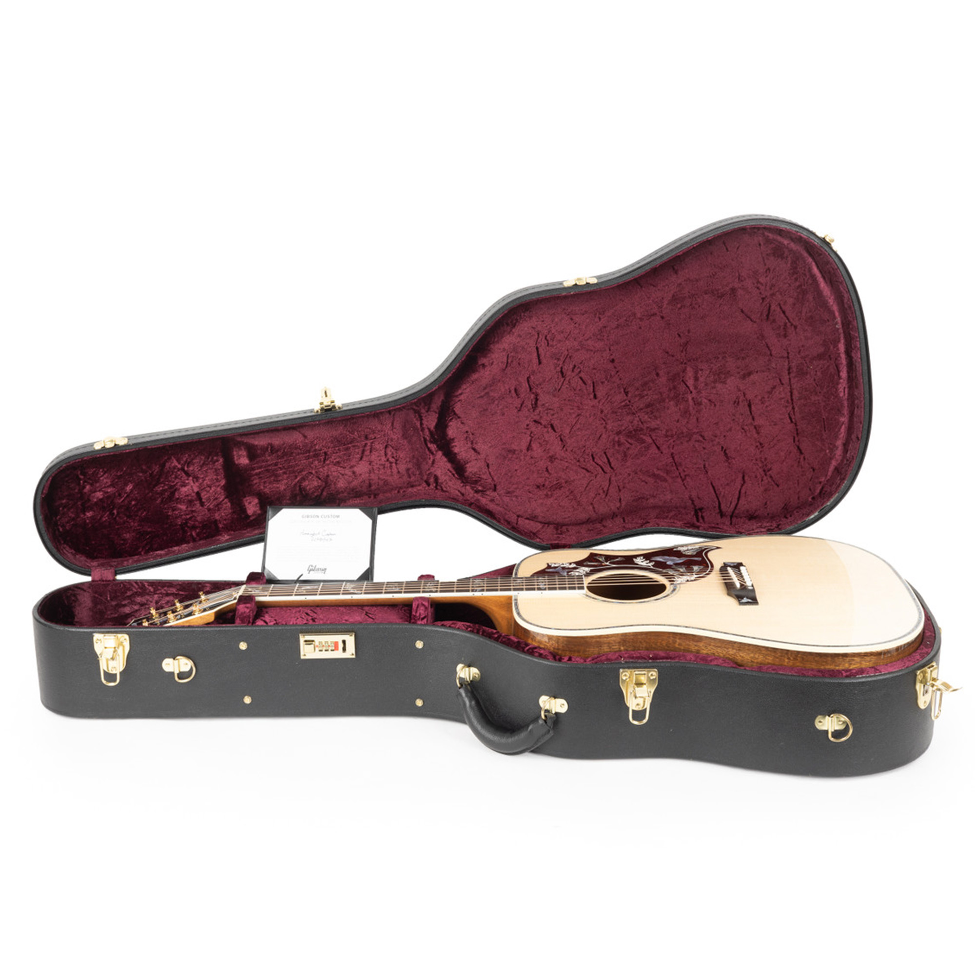 Gibson Hummingbird Custom Koa Acoustic Guitar - Antique Natural