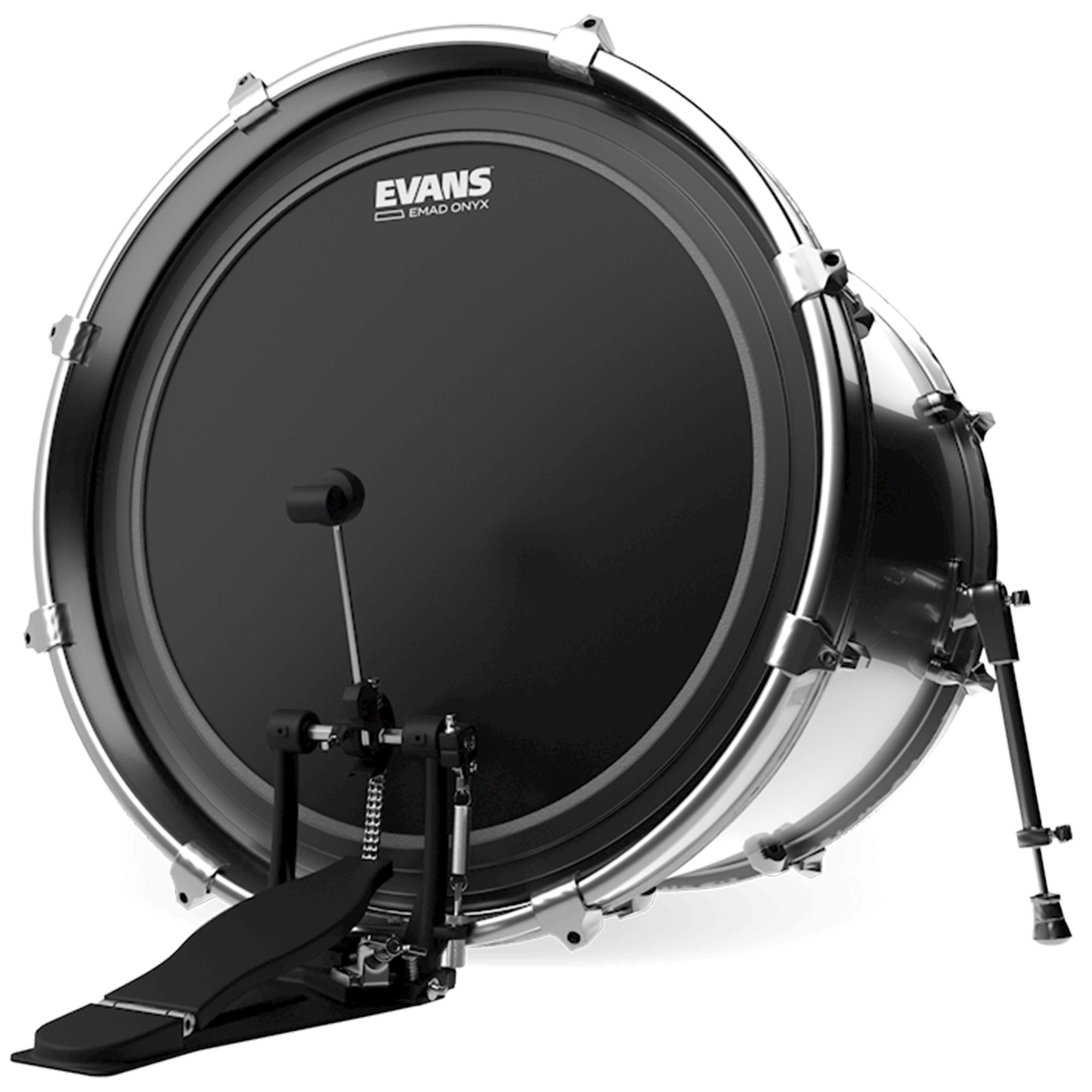 Evans Head BD22EMADONX EMAD Btr Onyx Series Bass Drumhead - 22"