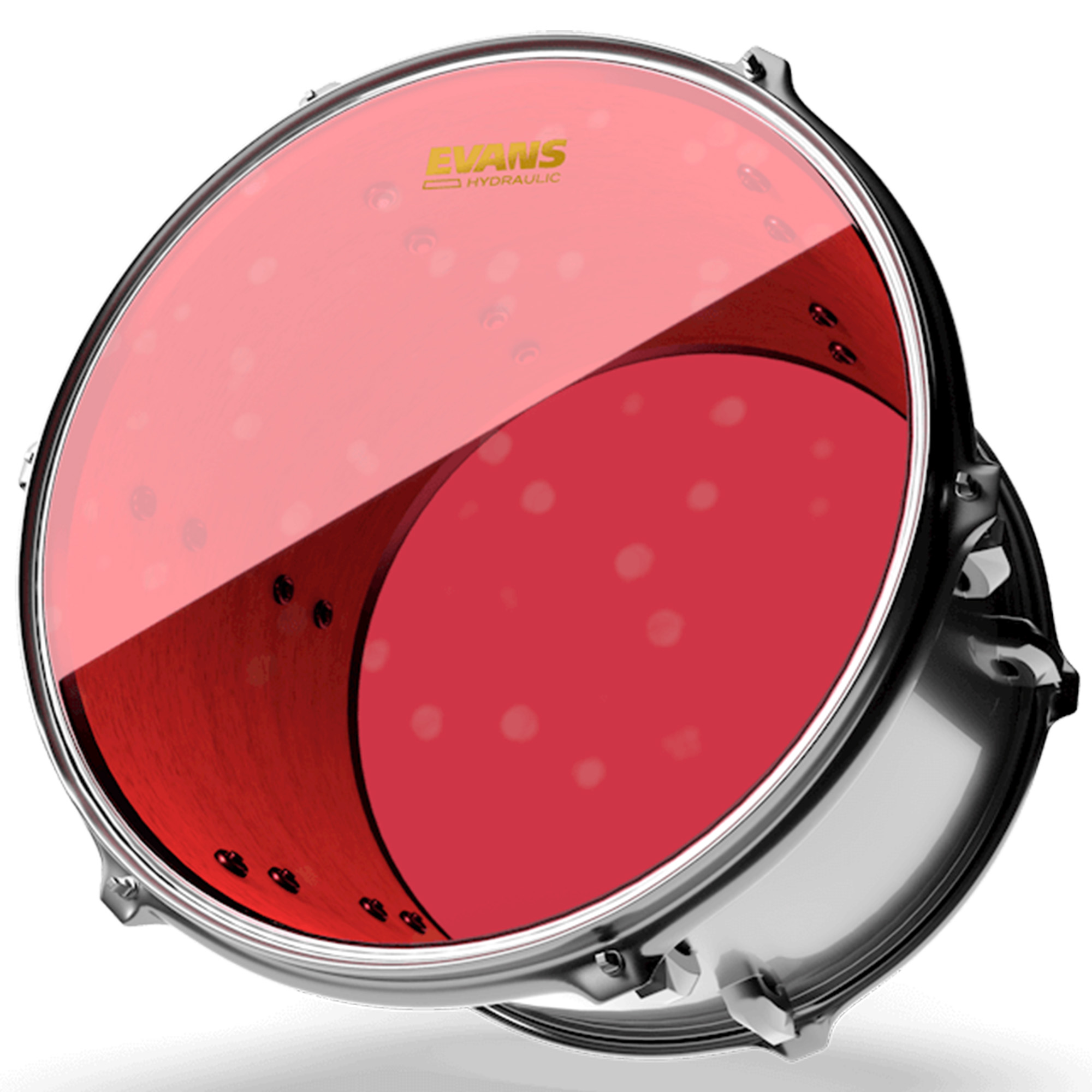 Evans Hydraulic Red 4-piece Tom Pack - (10",12,"14") with Free 14 inch UV1 Coated Batter