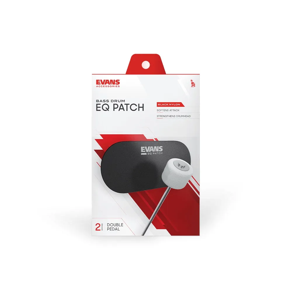 Evans EQ Patch Black Nylon Double Patch