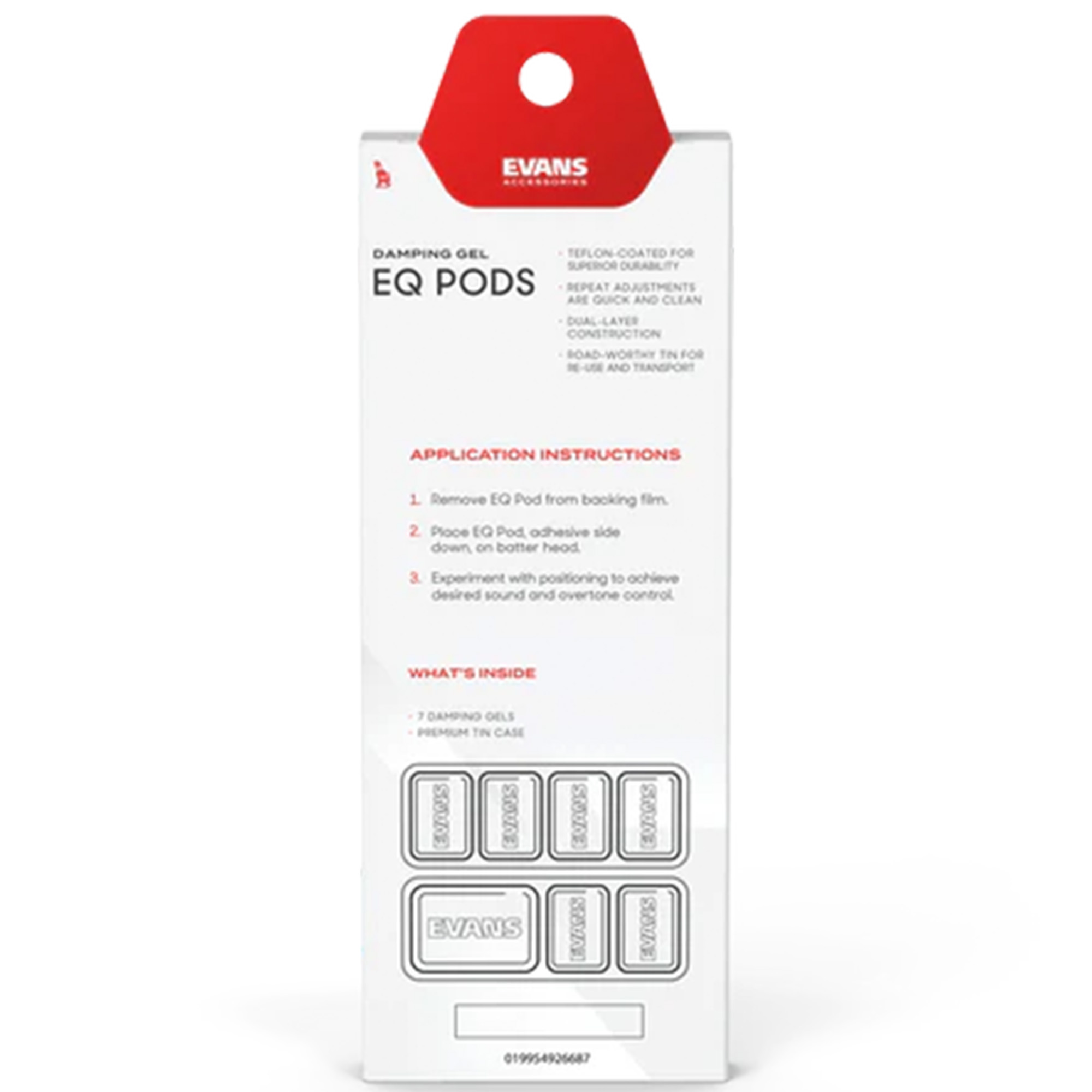 Evans EQPODS Double Patch - Standard