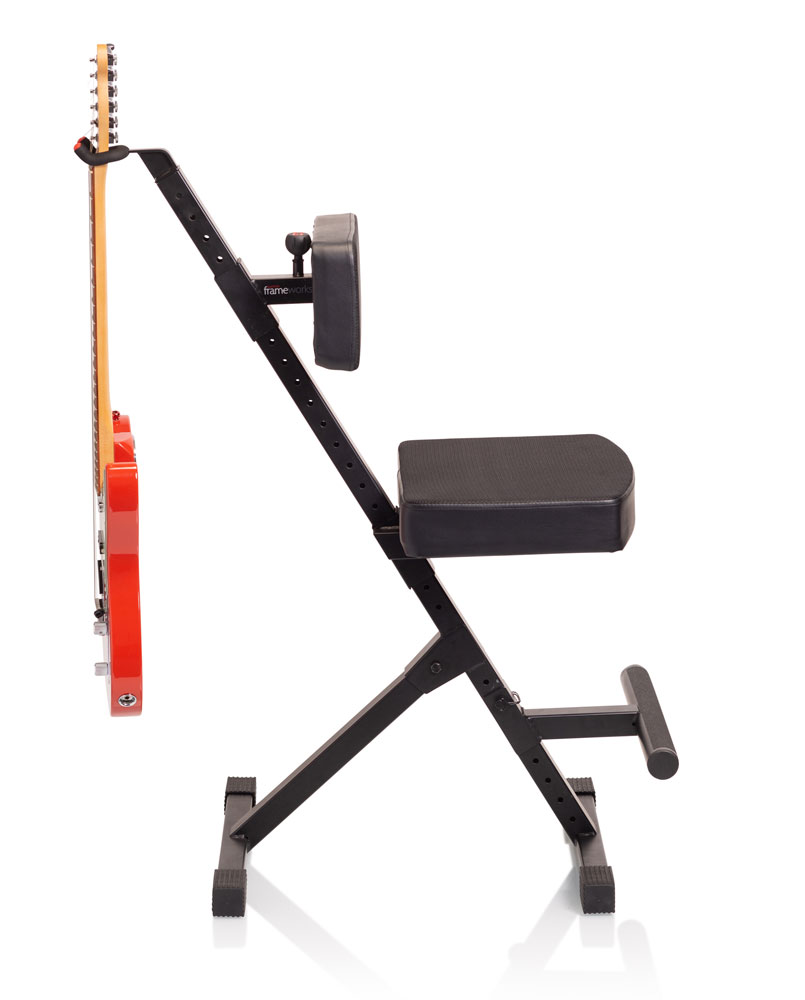 Gator Frameworks GFW-GTR-SEATDLX Deluxe Guitar Seat with Single Hanging Guitar Stand