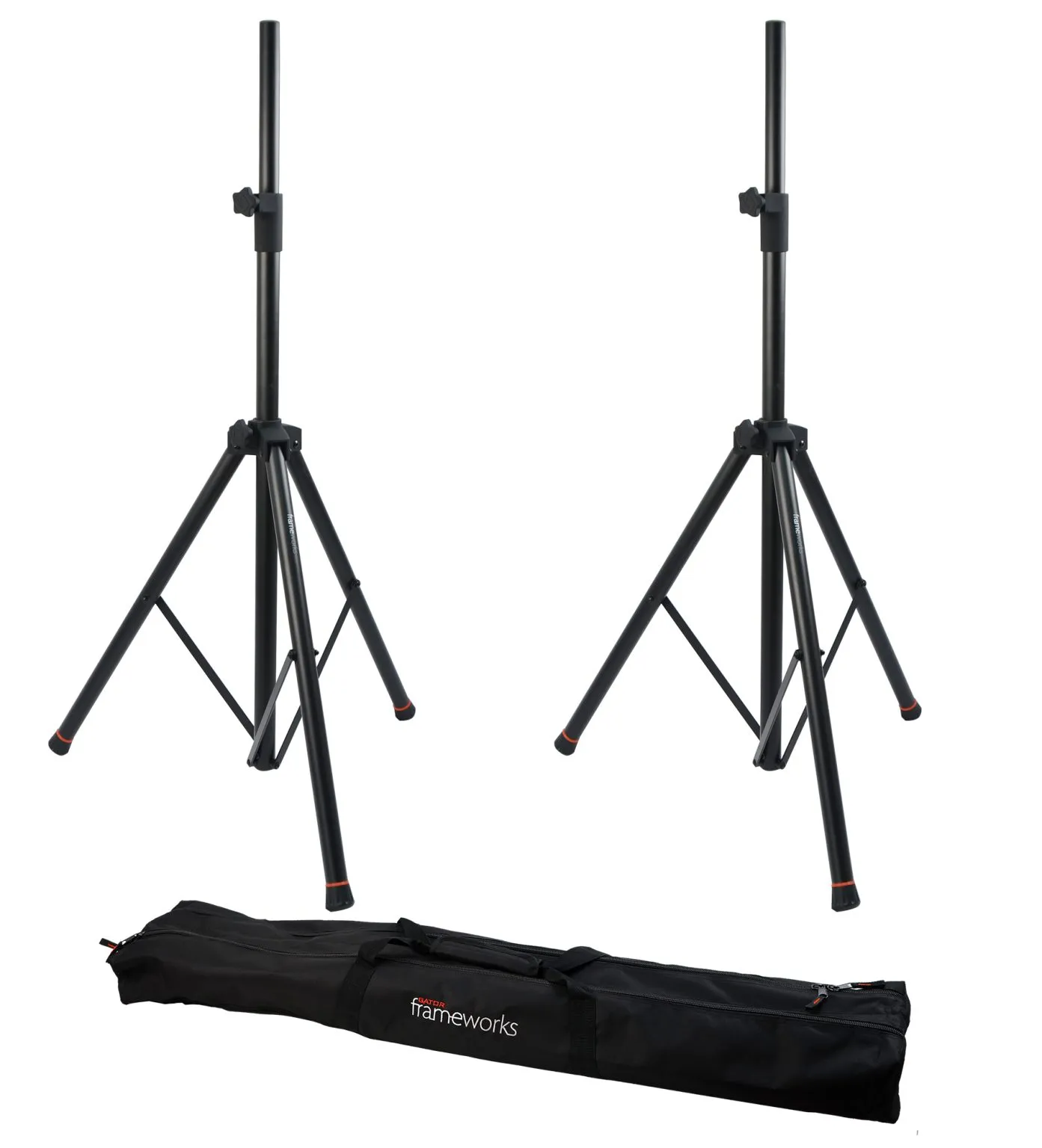 Gator Frameworks GFW-SPK-3000SET Lift-Assisted Speaker Stand with Carry Bag - Set of 2 - B-Stock