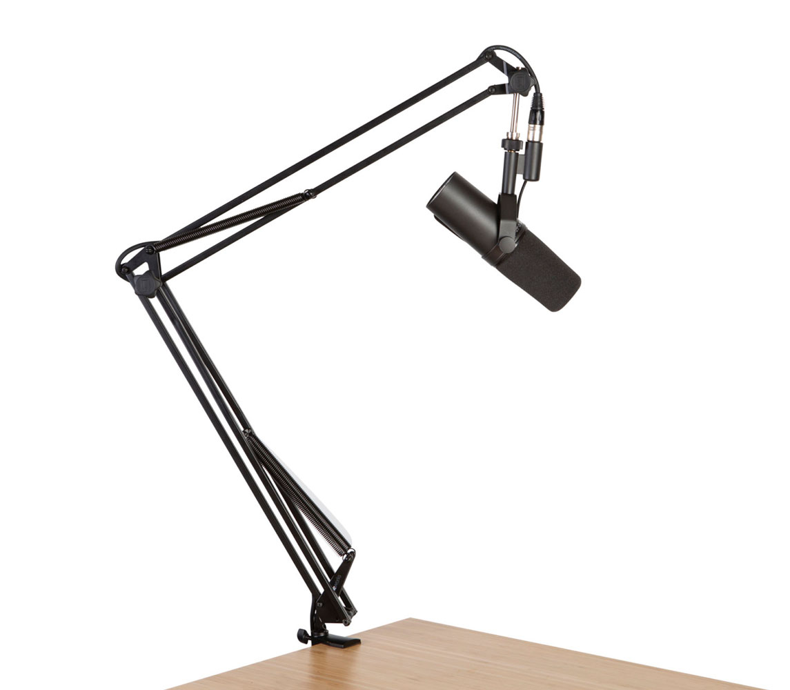 Gator Frameworks GFWMICBCBM1000 Desk-Mounted Broadcast Microphone Boom Arm