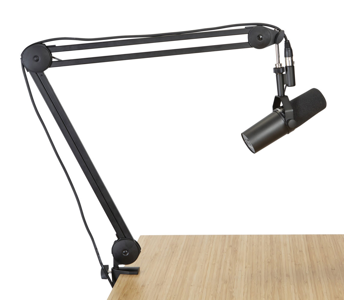 Gator Frameworks GFWMICBCBM2000 Desk-Mounted Broadcast Microphone Boom Arm