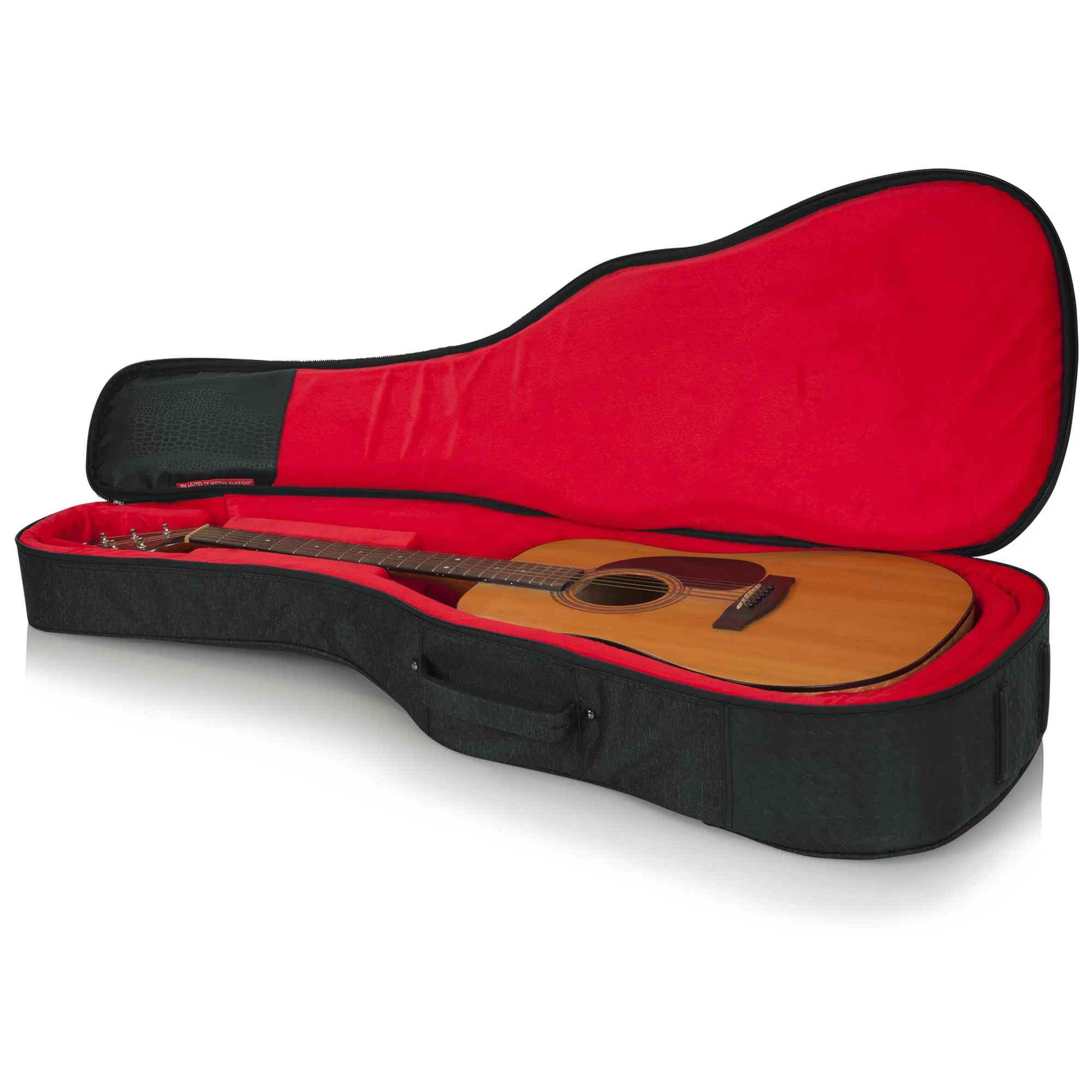 Gator GT-ACOUSTIC-BLK Transit Acoustic Guitar Bag - Charcoal Black