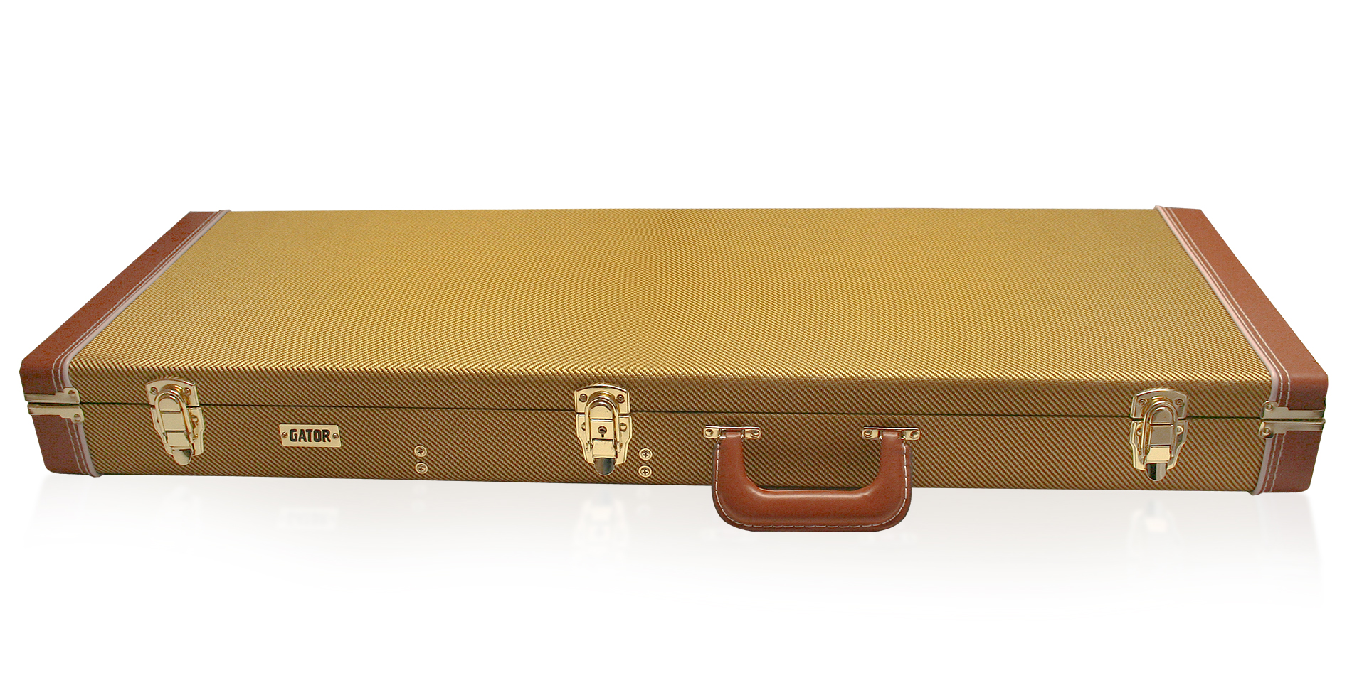 Gator GW-ELECTRIC-TW Deluxe Wood Guitar Case - Tweed