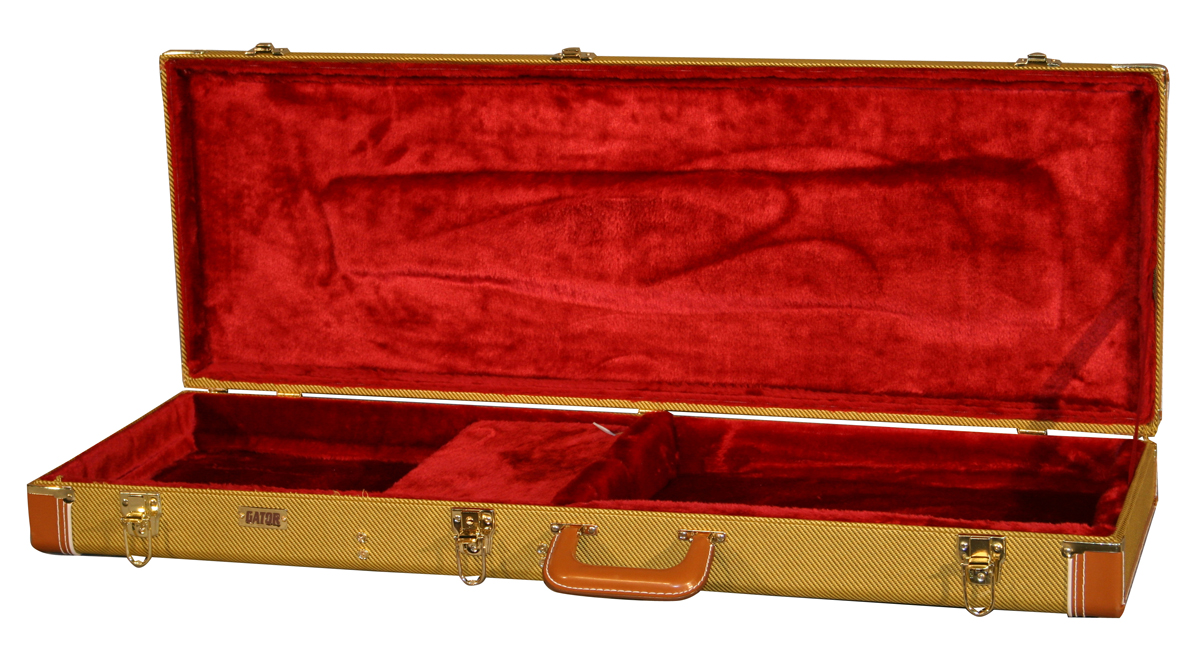 Gator GW-ELECTRIC-TW Deluxe Wood Guitar Case - Tweed