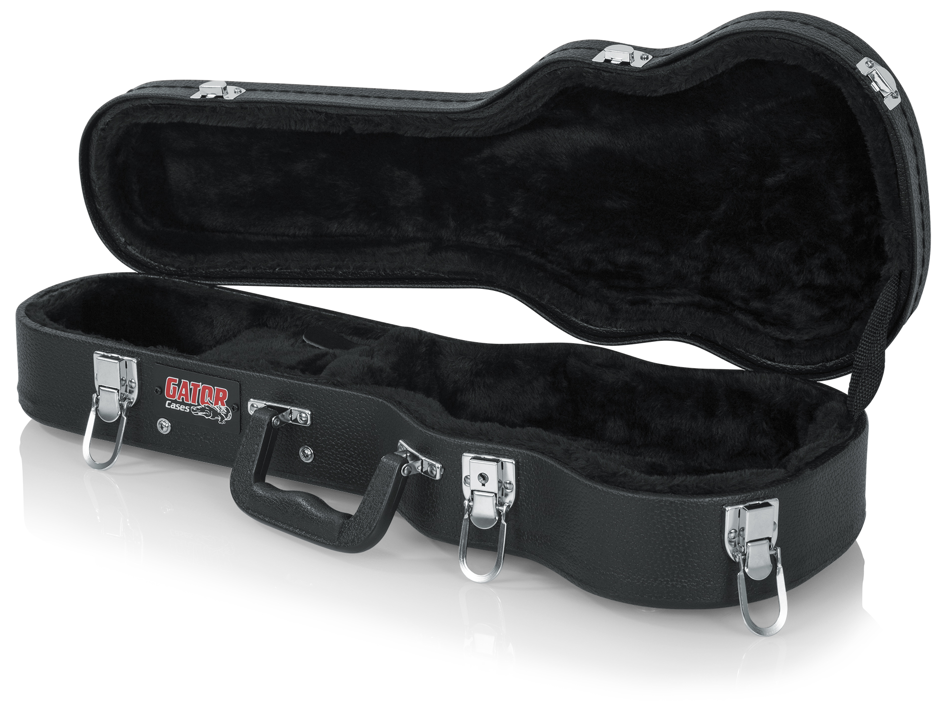 Gator GWE-UKE-SOP Soprano Ukulele Wood Case - Black - B-Stock