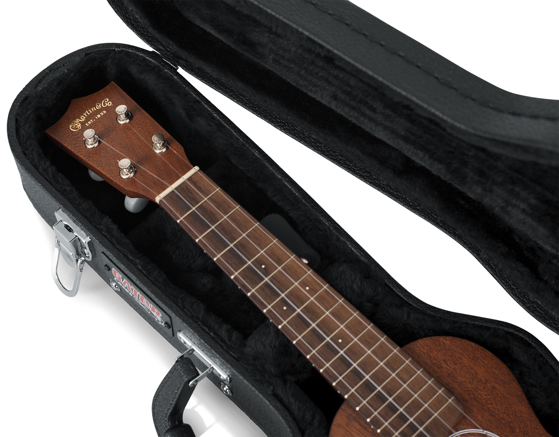 Gator GWE-UKE-SOP Soprano Ukulele Wood Case - Black - B-Stock