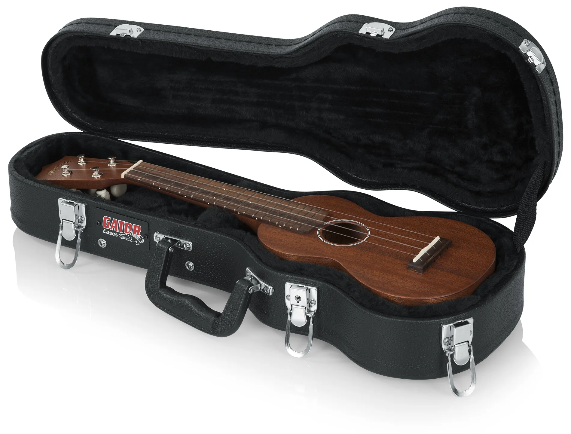 Gator GWE-UKE-SOP Soprano Ukulele Wood Case - Black - B-Stock