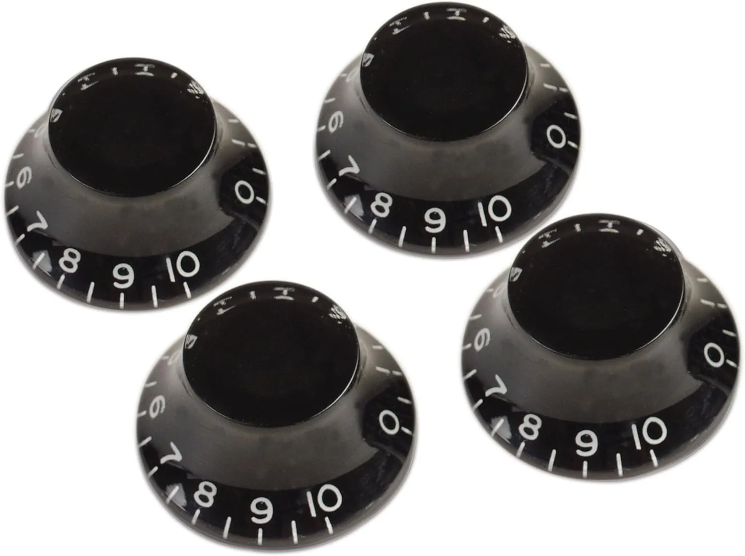 Gibson Accessories  Top Hats Knobs - Black 4/Pkg