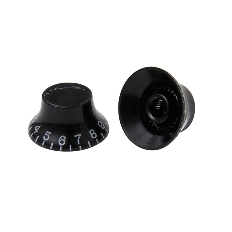 Gibson Accessories  Top Hats Knobs - Black 4/Pkg