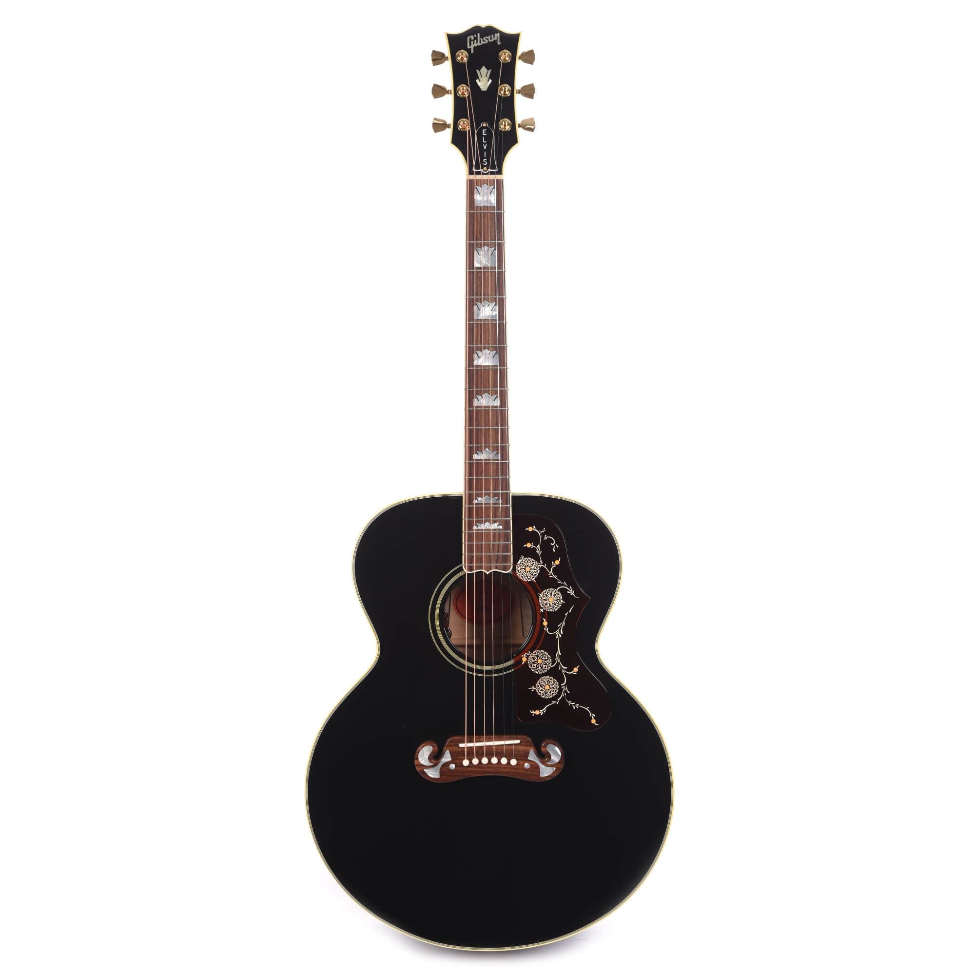 Gibson Custom Shop Artist Elvis Signature SJ-200 Acoustic-Electric Guitar - Ebony (PRE ORDER)
