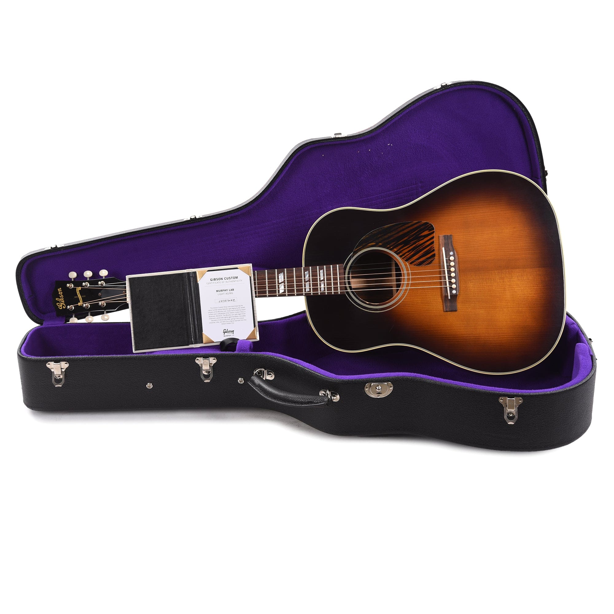 Gibson Custom Shop Murphy Lab 1942 Banner Southern Jumbo Acoustic Guitar - Vintage Sunburst Light Aged (PRE ORDER)