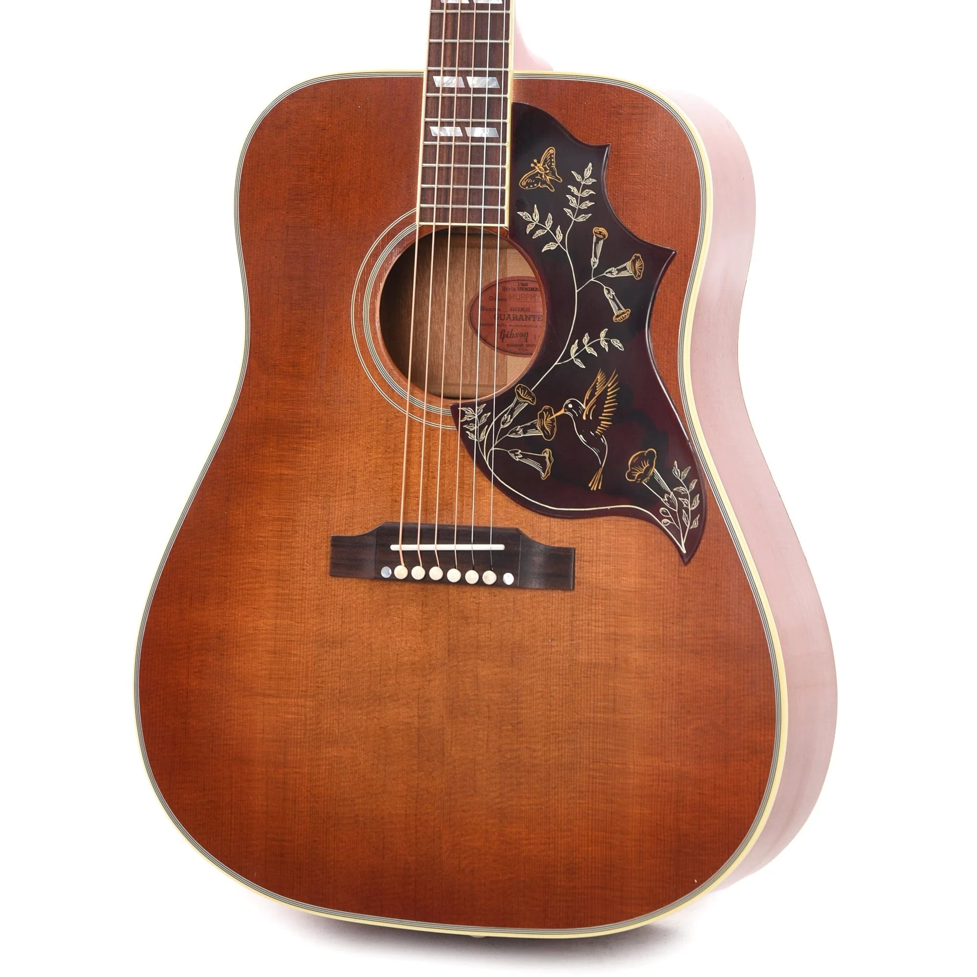 Gibson Custom Shop Murphy Lab 1960 Hummingbird Acoustic Guitar - Cherry Sunburst Light Aged (PRE ORDER)