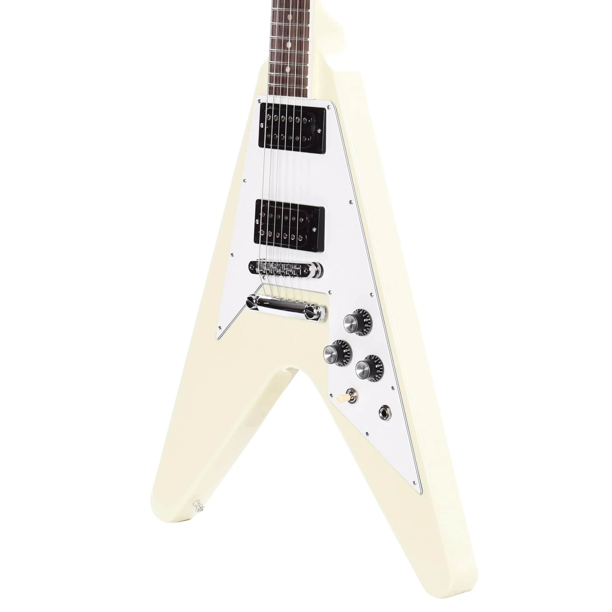 Gibson Custom '70s Flying V Electric Guitar  - Classic White (Pre-Order)