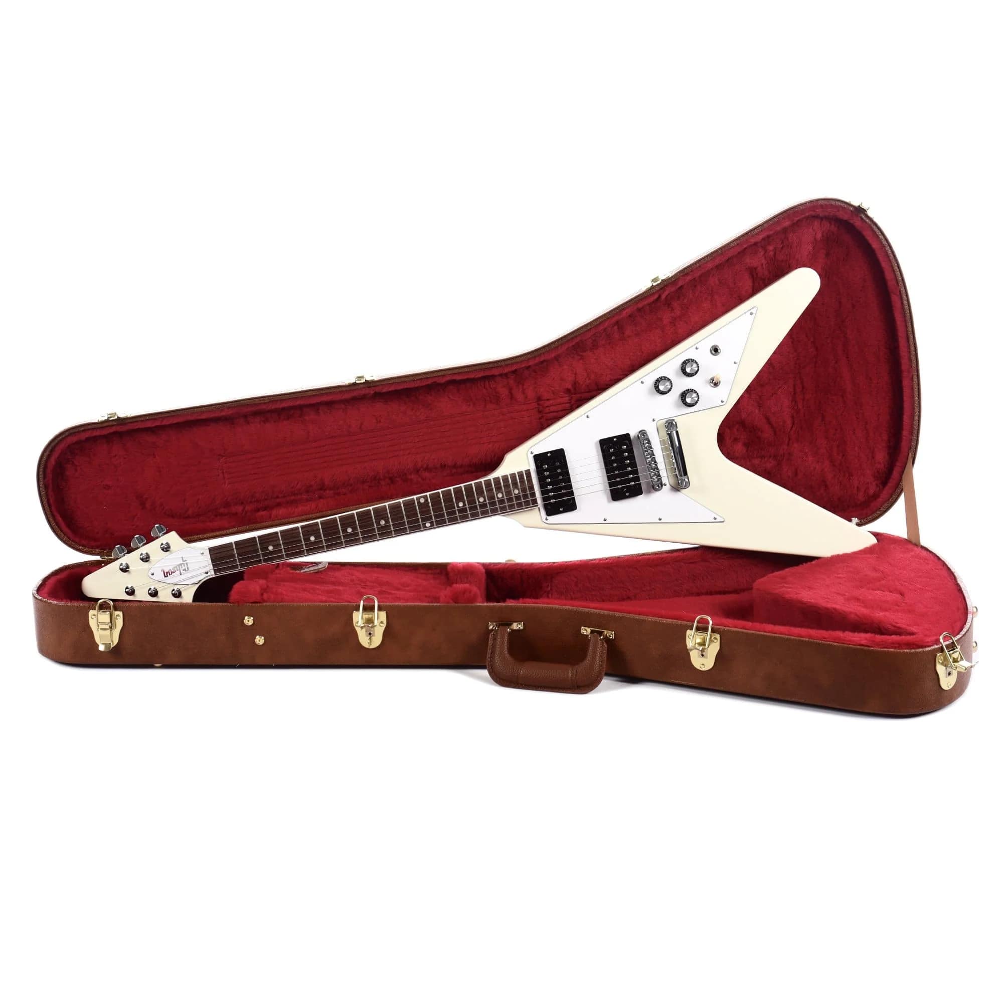 Gibson Custom '70s Flying V Electric Guitar  - Classic White (Pre-Order)