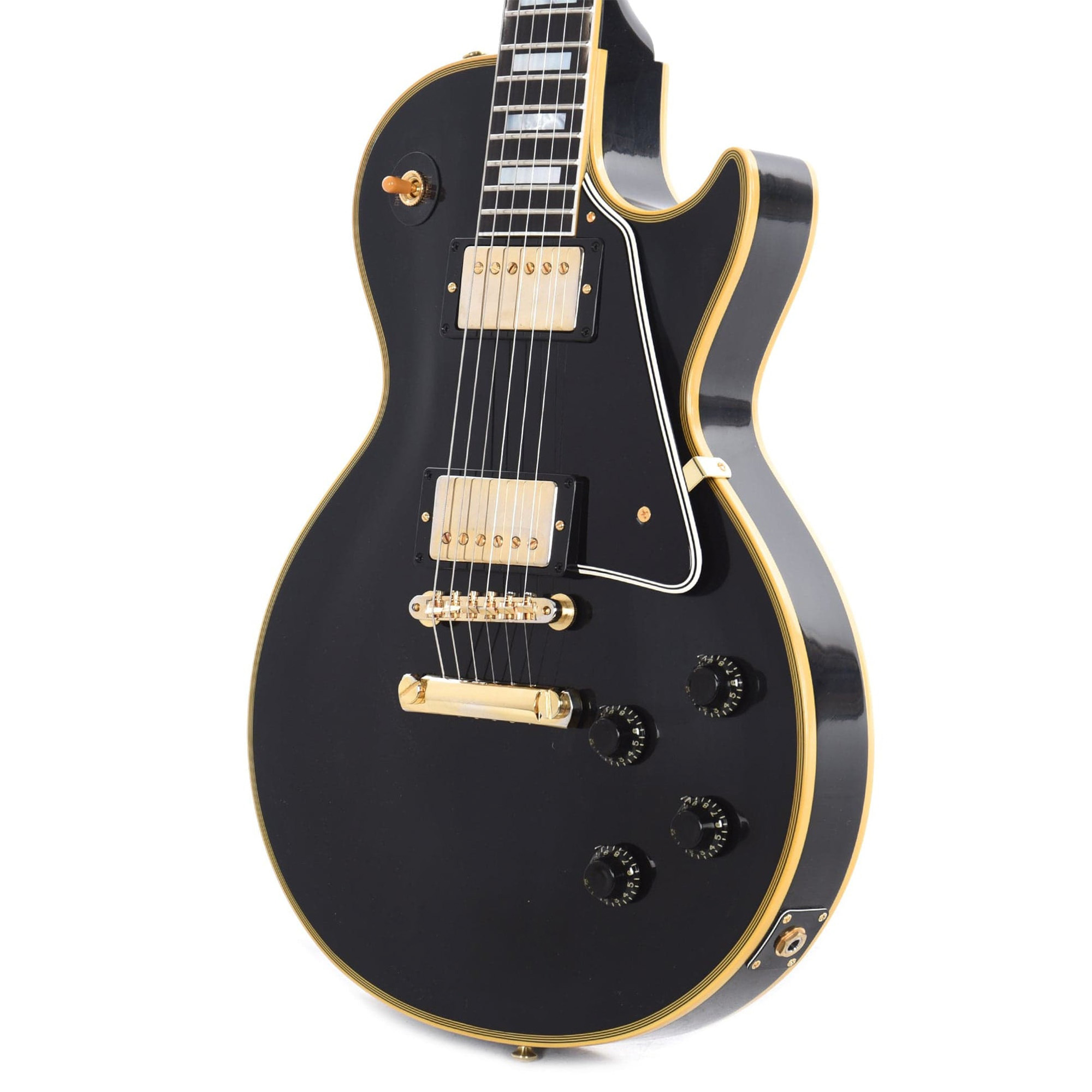 Gibson Custom Shop Les Paul 1957 Custom Reissue Electric Guitar - Ebony (PRE ORDER)