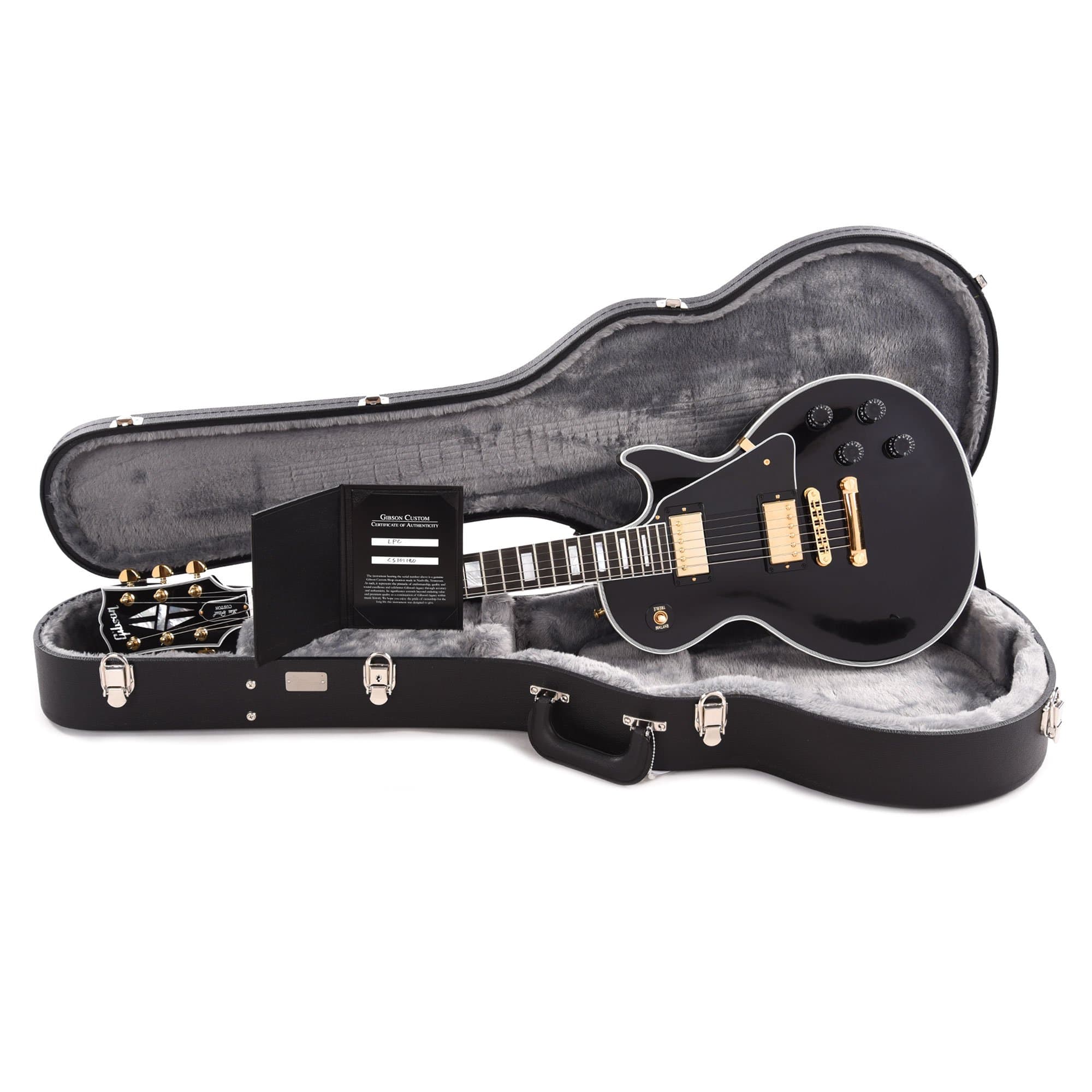 Gibson Custom Shop Les Paul Custom Electric Guitar - Ebony (PRE ORDER)