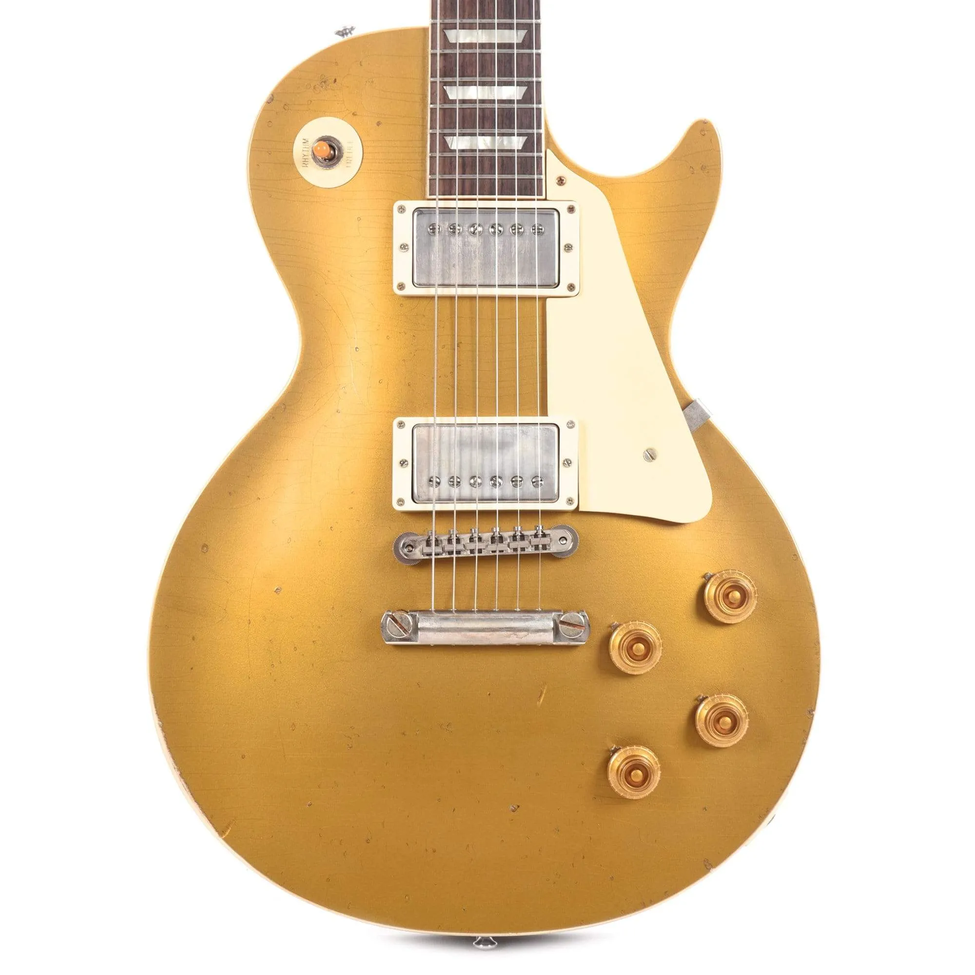 Gibson Custom Shop Murphy Lab 1957 Les Paul Goldtop Darkback Reissue Electric Guitar - Double Gold Light Aged (PRE ORDER)
