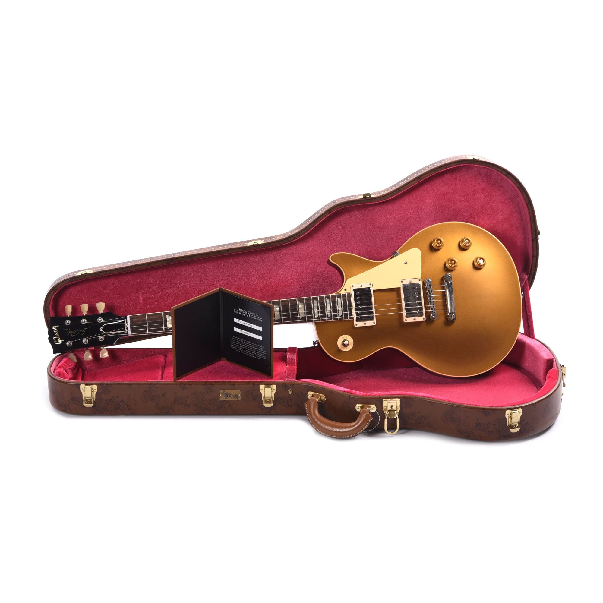 Gibson Custom Shop 1957 Les Paul Goldtop Darkback Reissue VOS Electric Guitar - Double Gold (PRE ORDER)