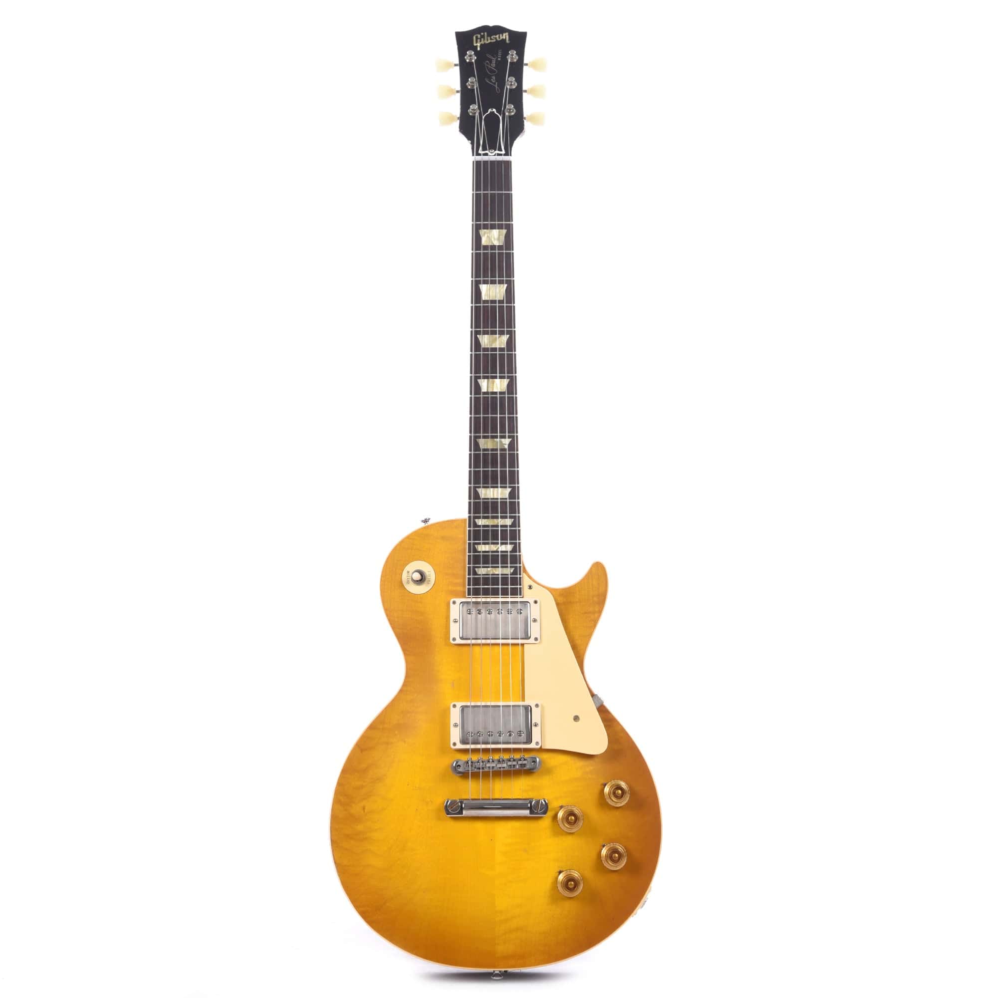 Gibson Custom Shop Murphy Lab 1958 Les Paul Standard Reissue Electric Guitar - Lemon Burst Light Aged (PRE ORDER)