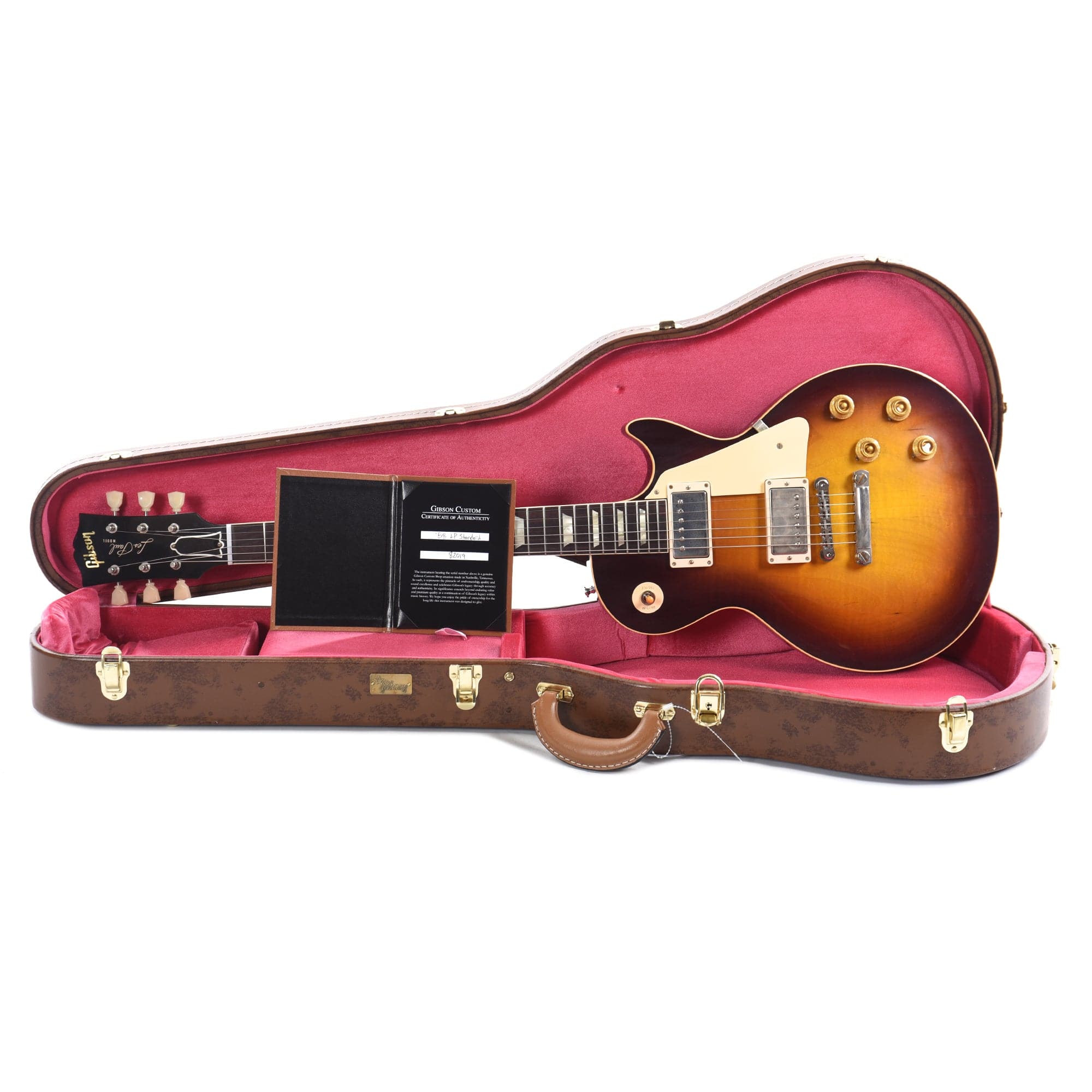Gibson Custom Shop 1958 Les Paul Standard Reissue VOS Electric Guitar - Bourbon Burst