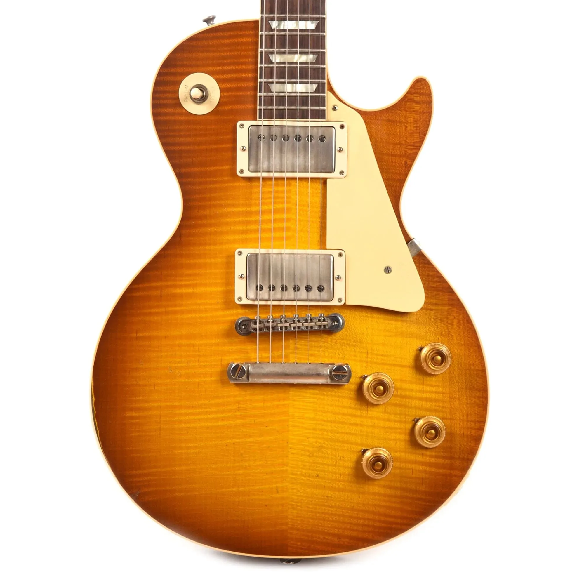 Gibson Custom Shop Murphy Lab 1959 Les Paul Standard Reissue Electric Guitar - Golden Poppy Burst Heavy Aged (PRE ORDER)