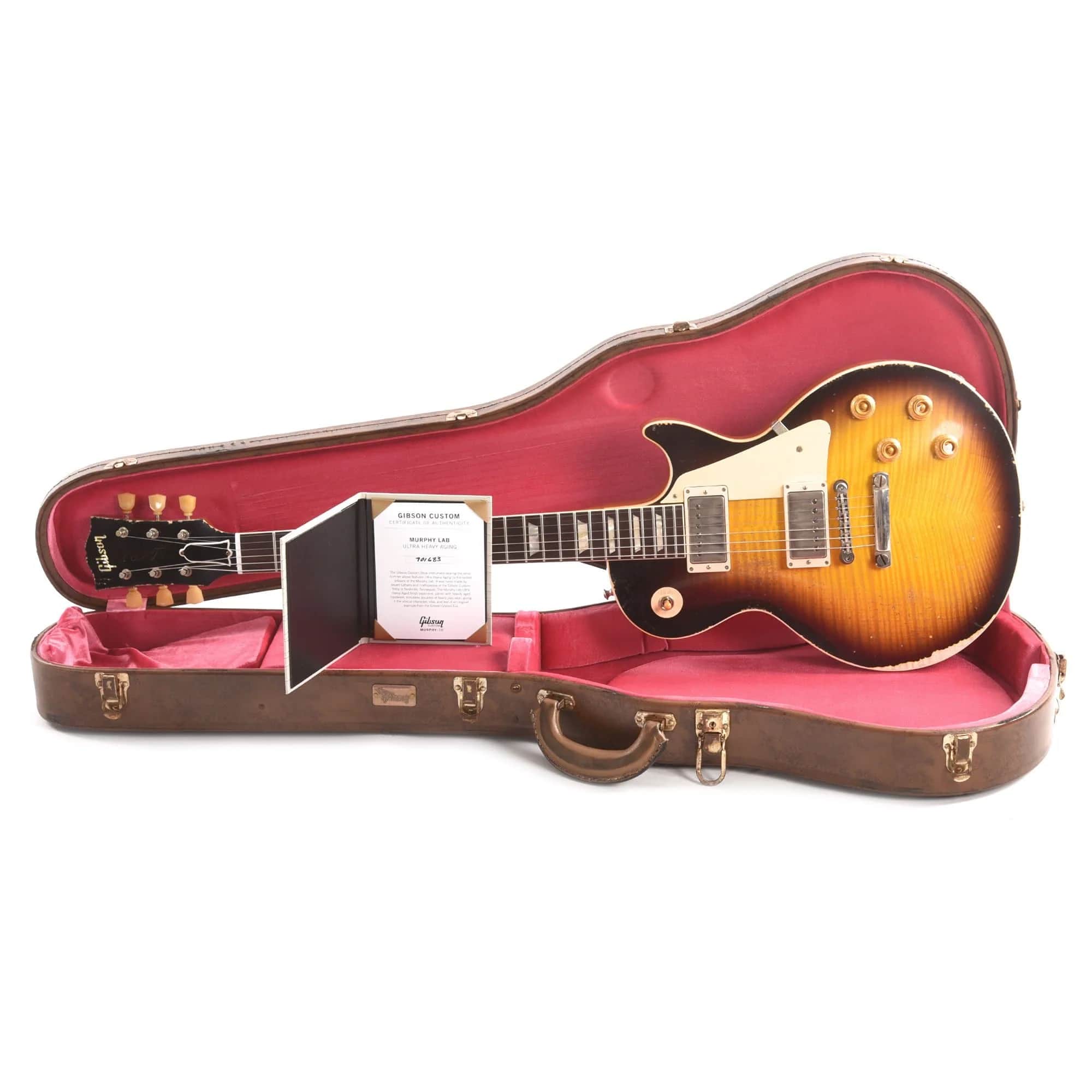 Gibson Custom Shop Murphy Lab 1959 Les Paul Standard Reissue Electric Guitar - Kindred Burst Ultra Heavy Aged (PRE ORDER)