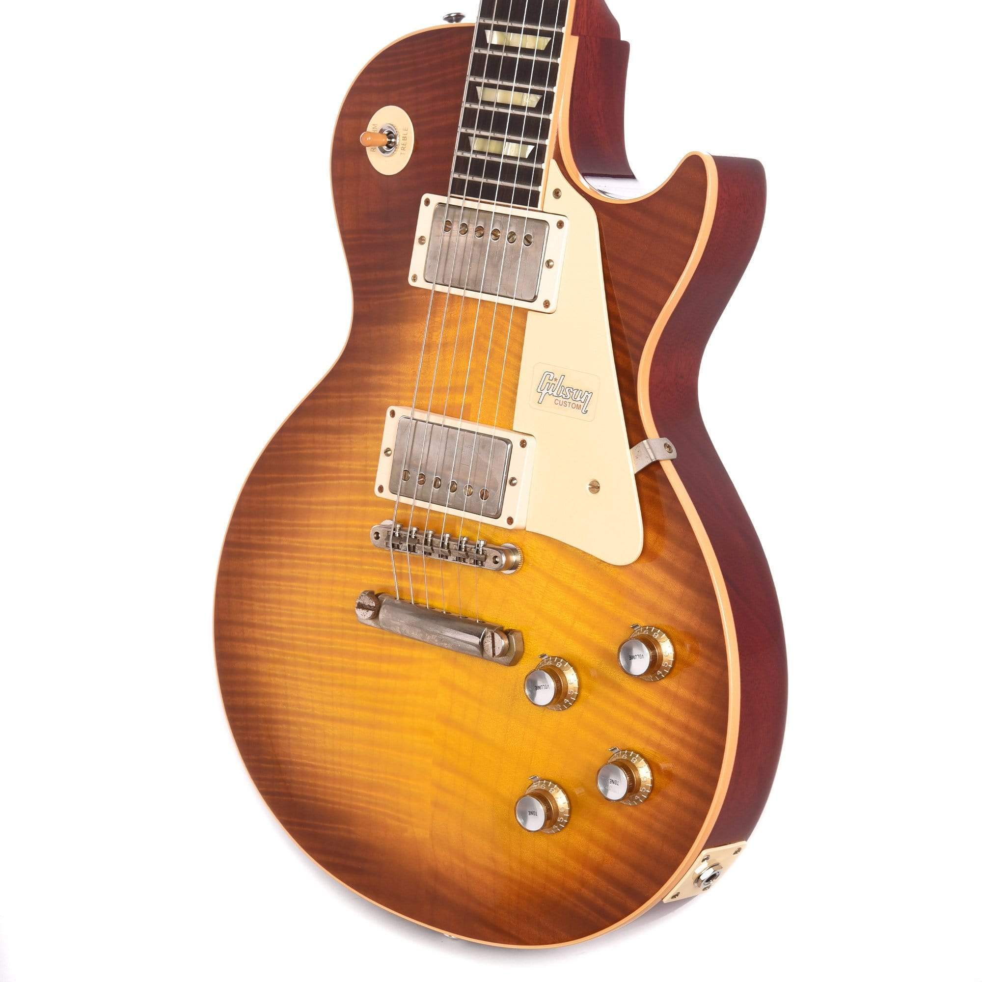 Gibson Custom Shop 1960 Les Paul Standard Reissue VOS Electric Guitar - Iced Tea Burst