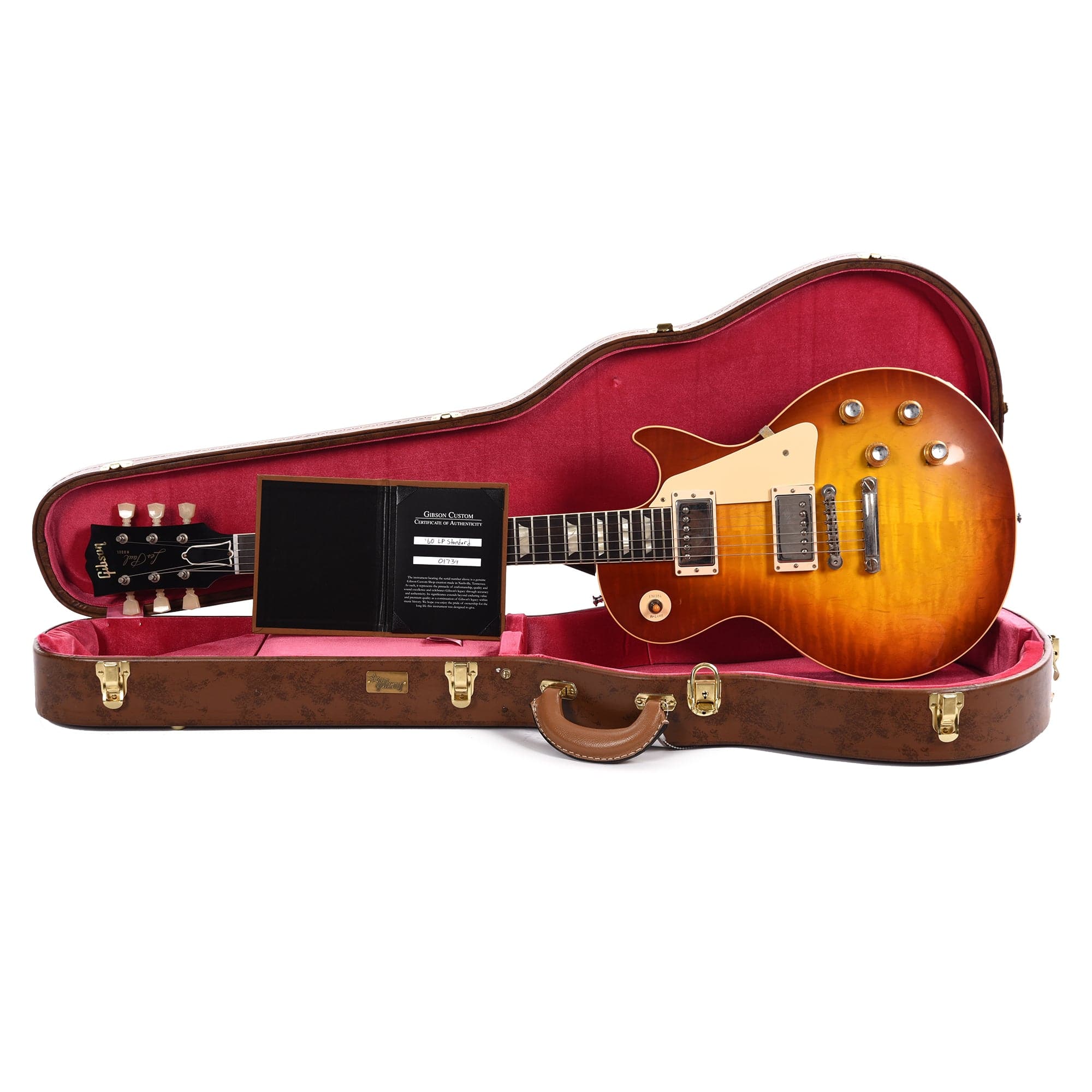 Gibson Custom Shop 1960 Les Paul Standard Reissue VOS Electric Guitar - Tangerine Burst (PRE ORDER)